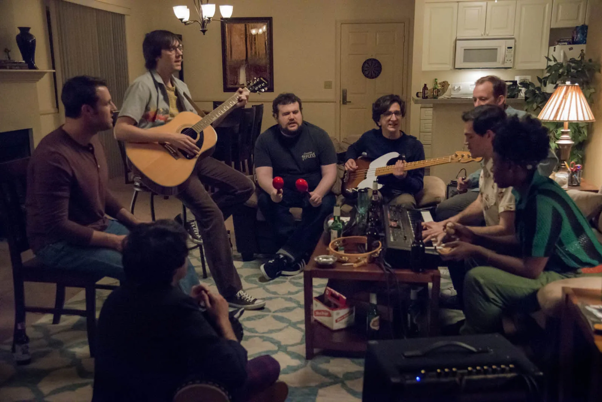 Armen Weitzman, Paul Rust, Mike Mitchell, Neil Campbell, Michael Daniel Cassady, Mike Hanford, Kirby Howell-Baptiste, and Chris Witaske in Love (2016)