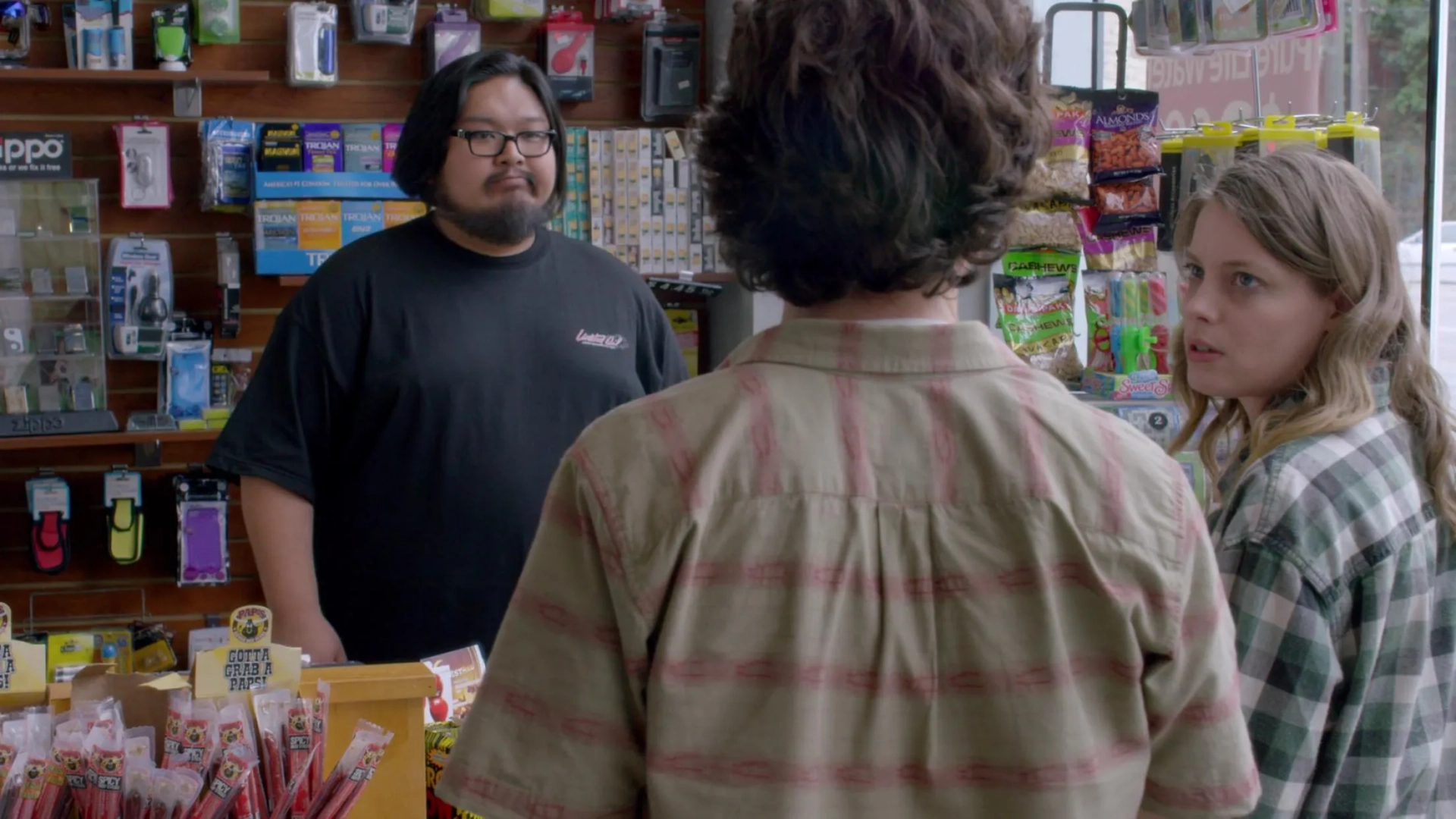 Paul Rust, Gillian Jacobs, and Takato Yonemoto in Love (2016)