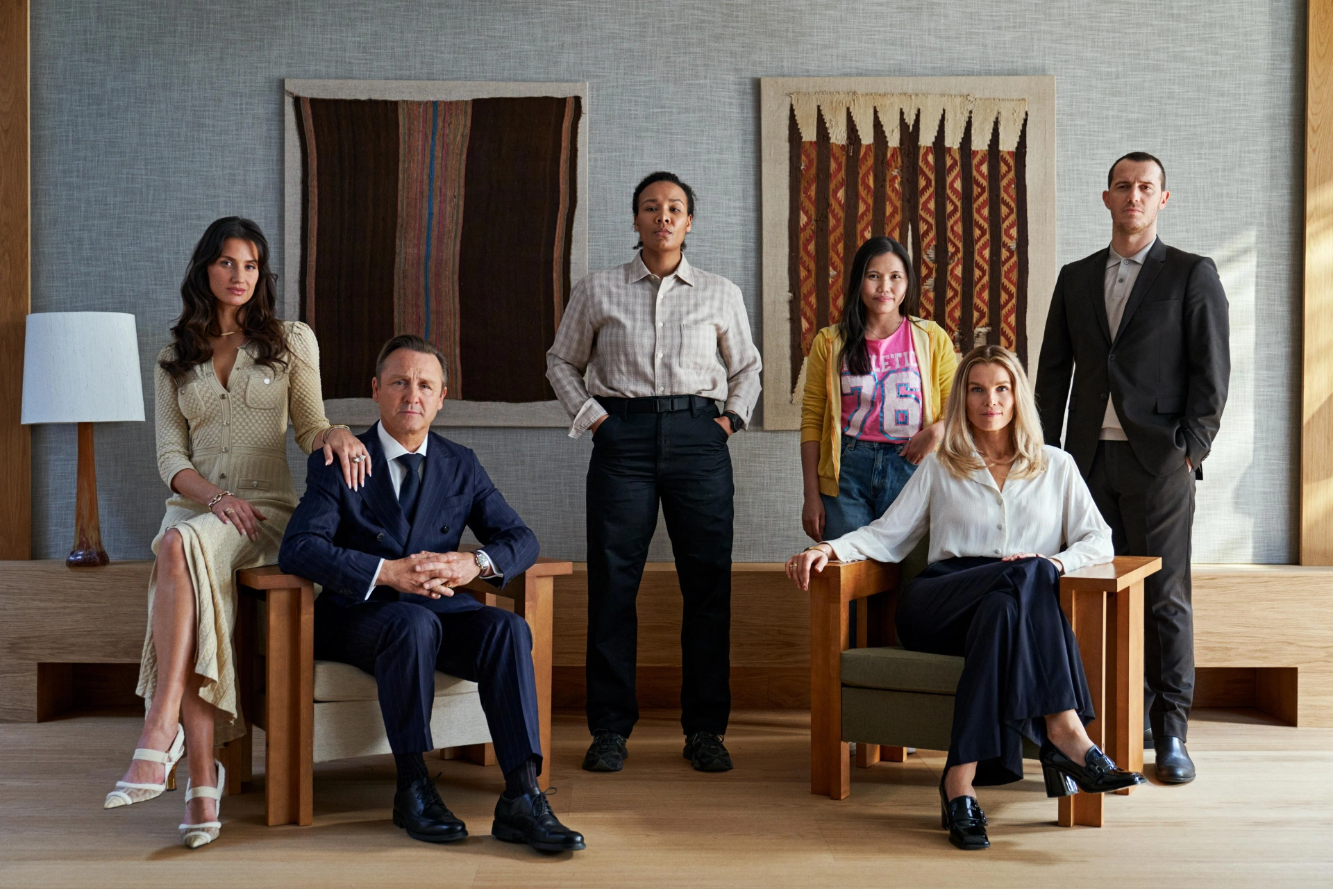 Lars Ranthe, Sara Fanta Traore, Marie Bach Hansen, Excel Busano, Simon Sears, and Danica Curcic in Secrets We Keep (2025)
