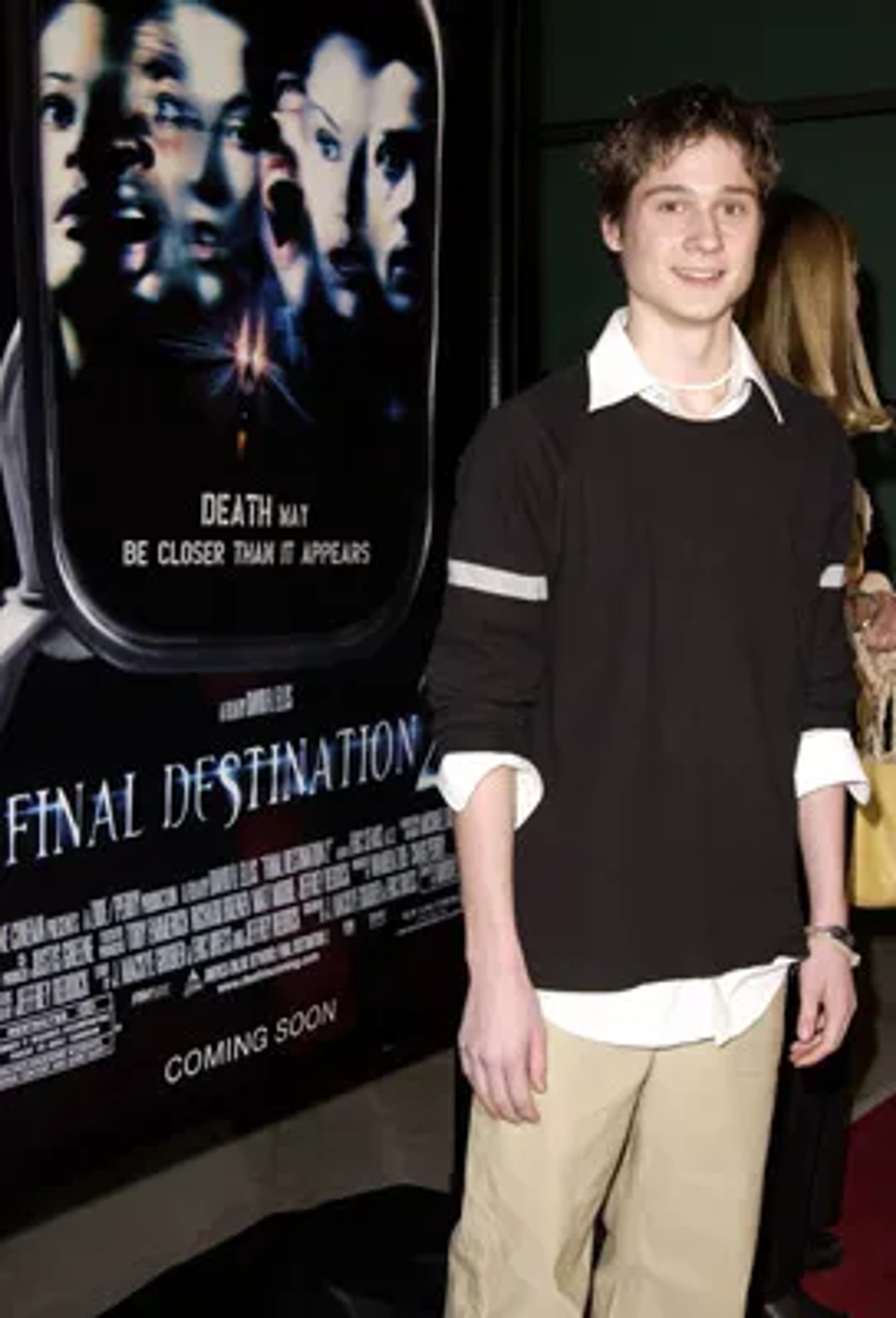 James Kirk at an event for Final Destination 2 (2003)