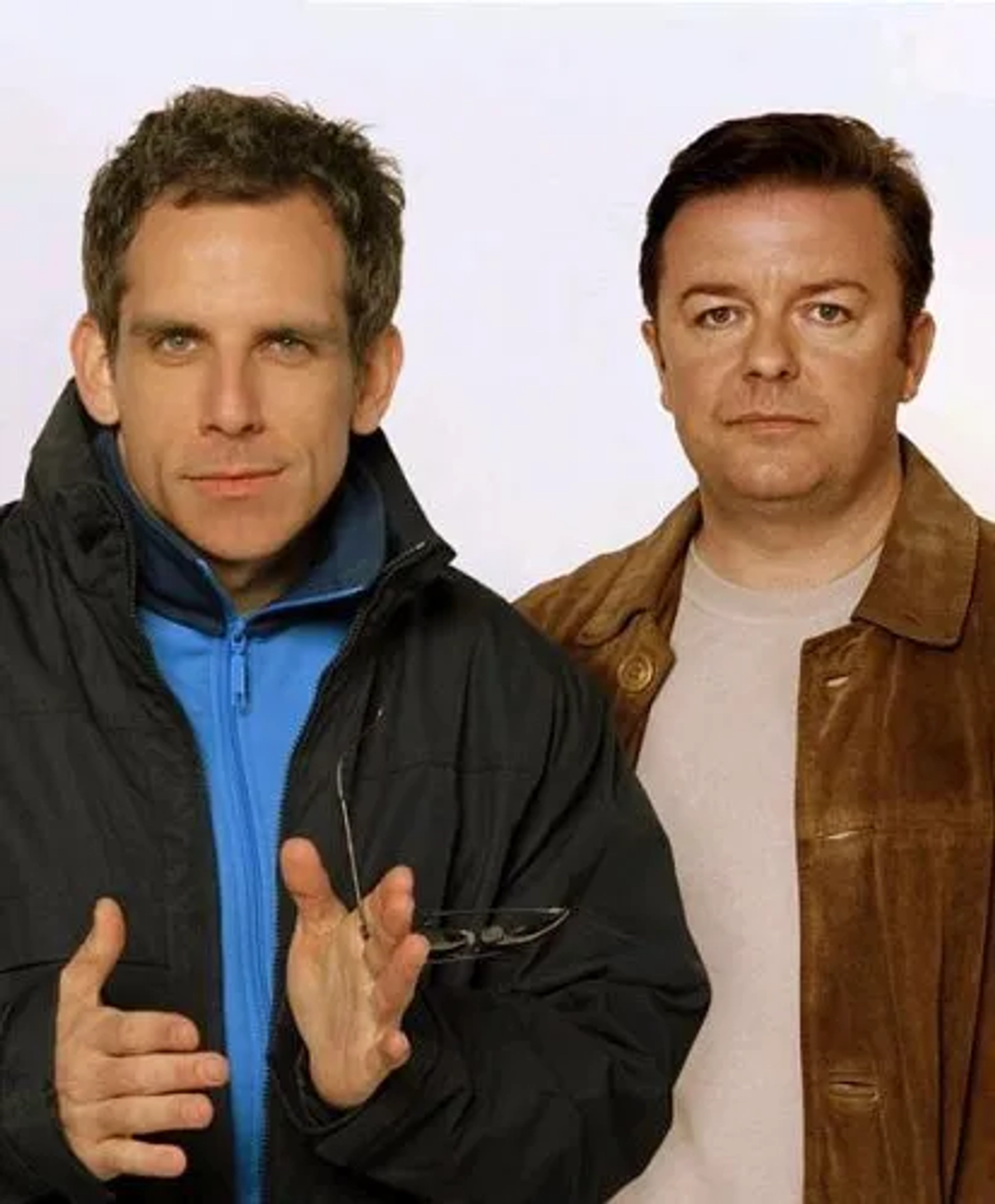 Ben Stiller and Ricky Gervais in Extras (2005)