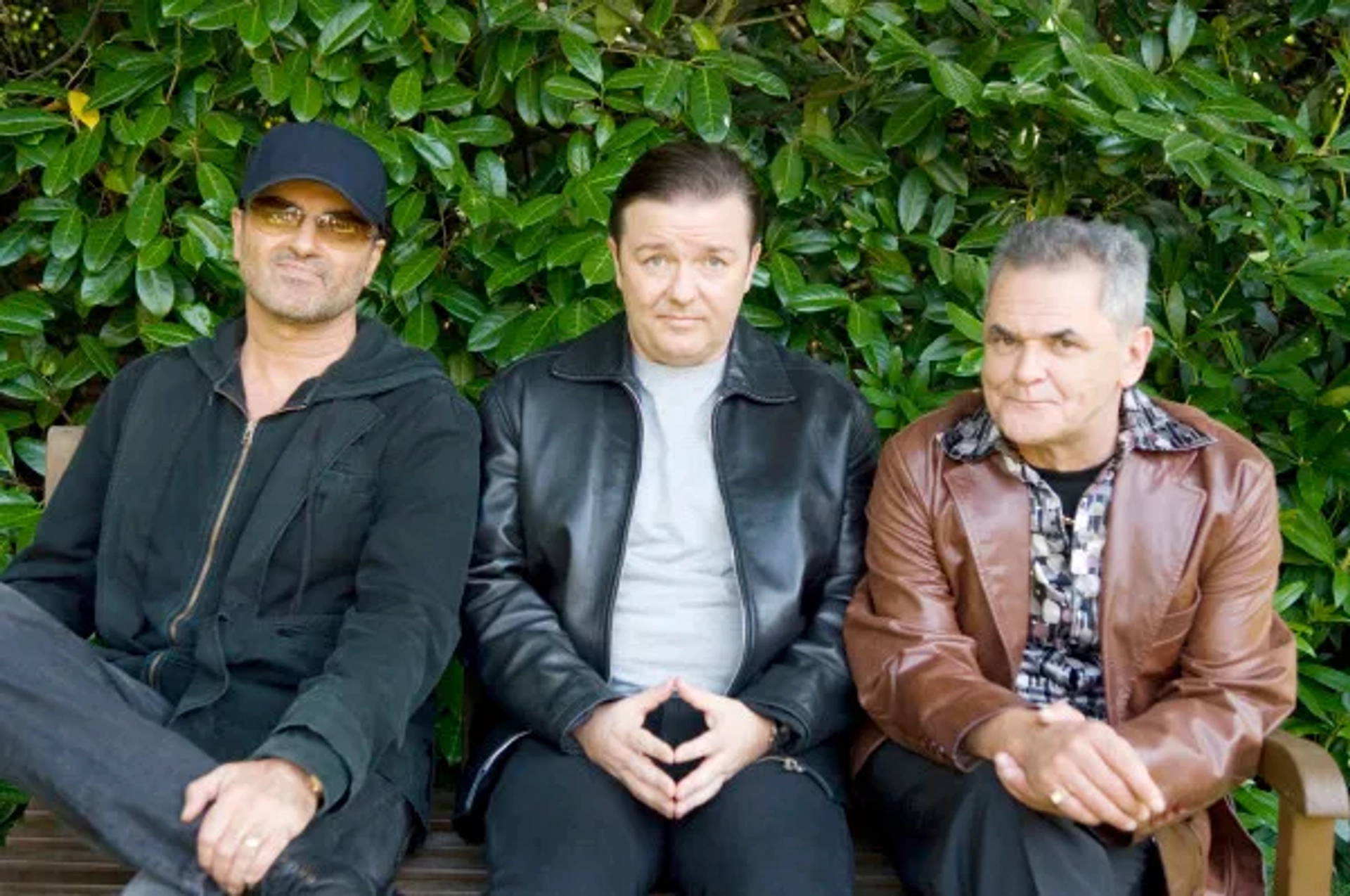 Gerard Kelly, Ricky Gervais, and George Michael in Extras (2005)