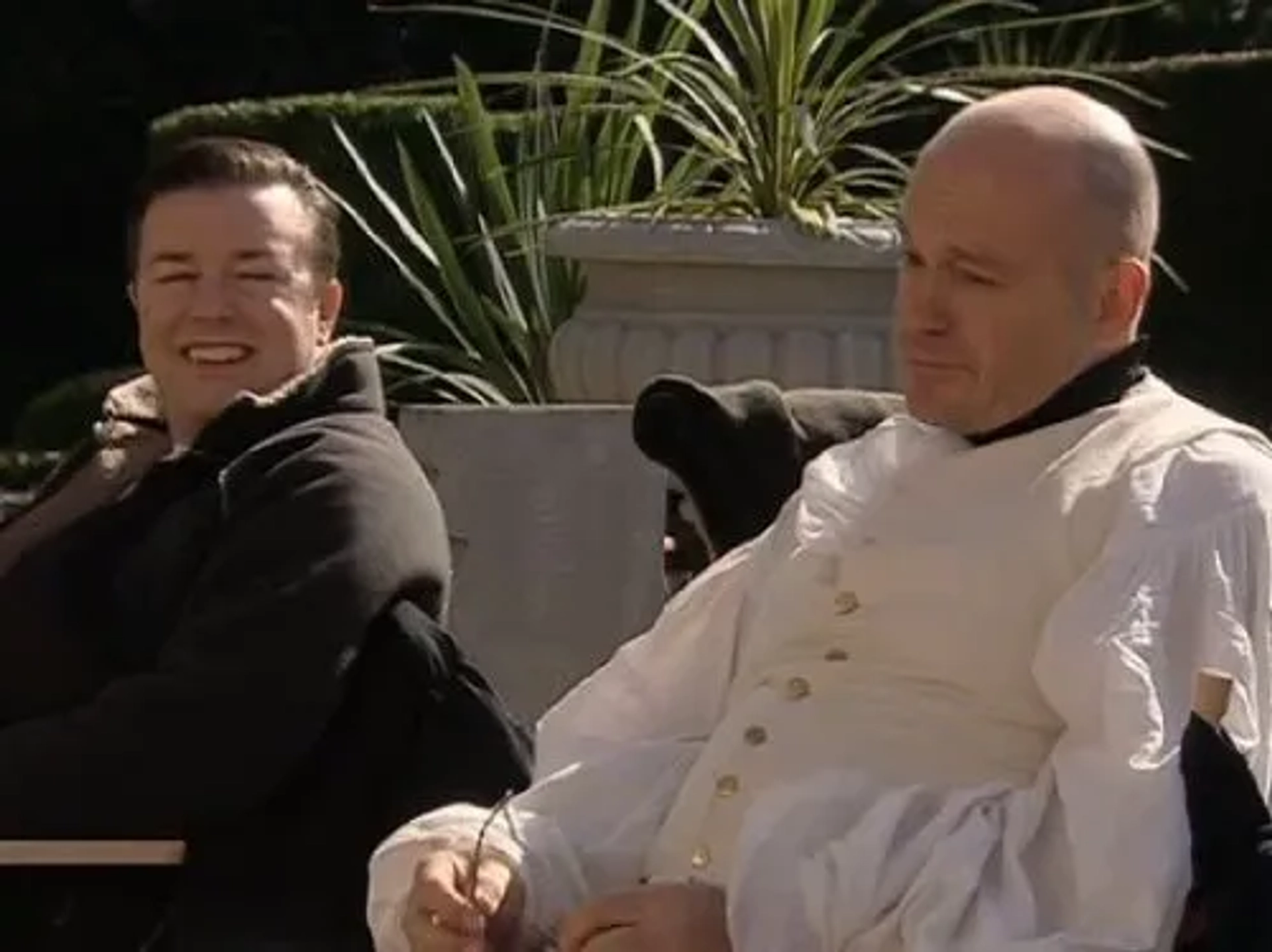 Ricky Gervais and Ross Kemp in Extras (2005)