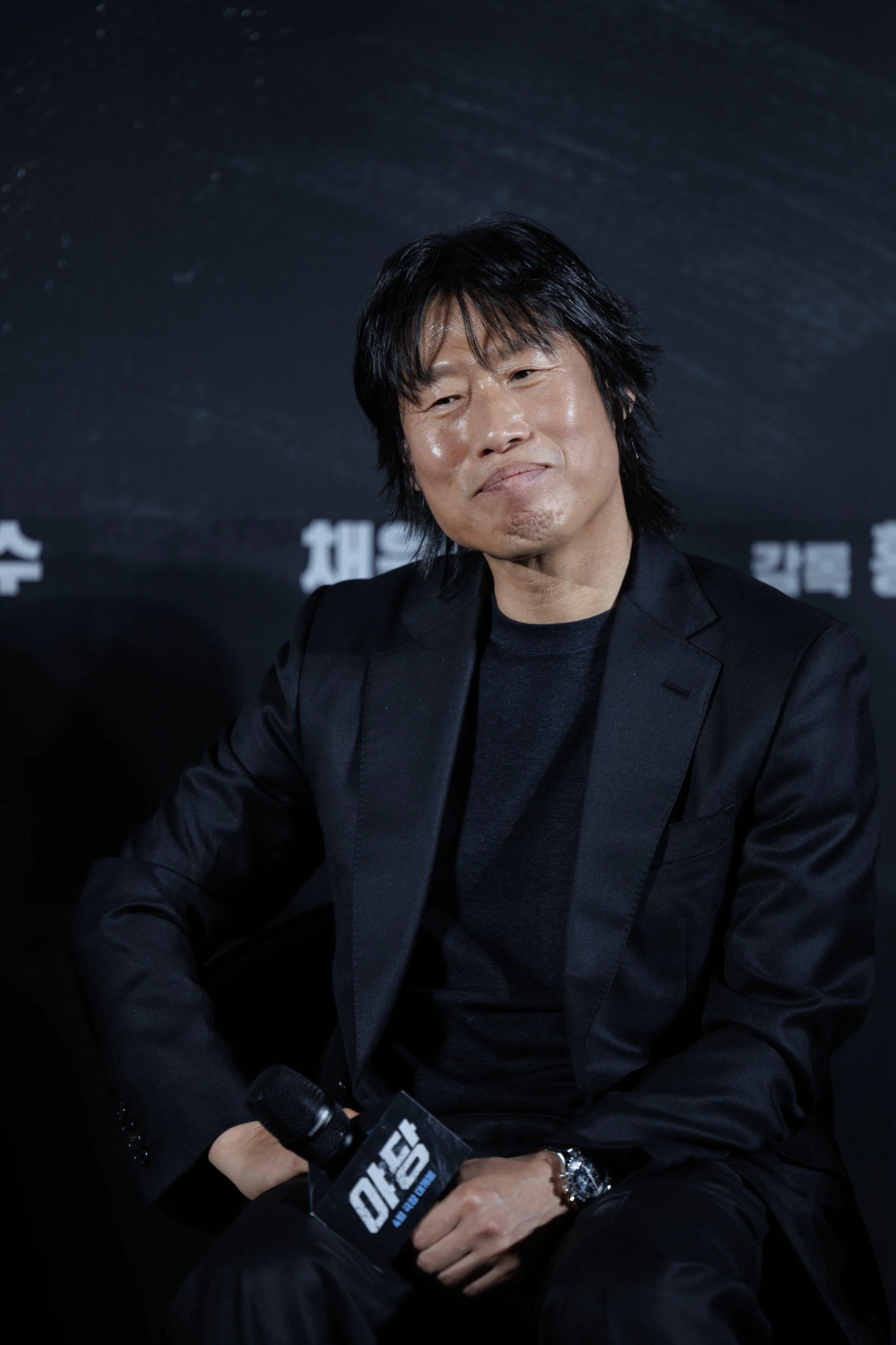 Yoo Hae-jin at an event for Yadang: The Snitch (2025)
