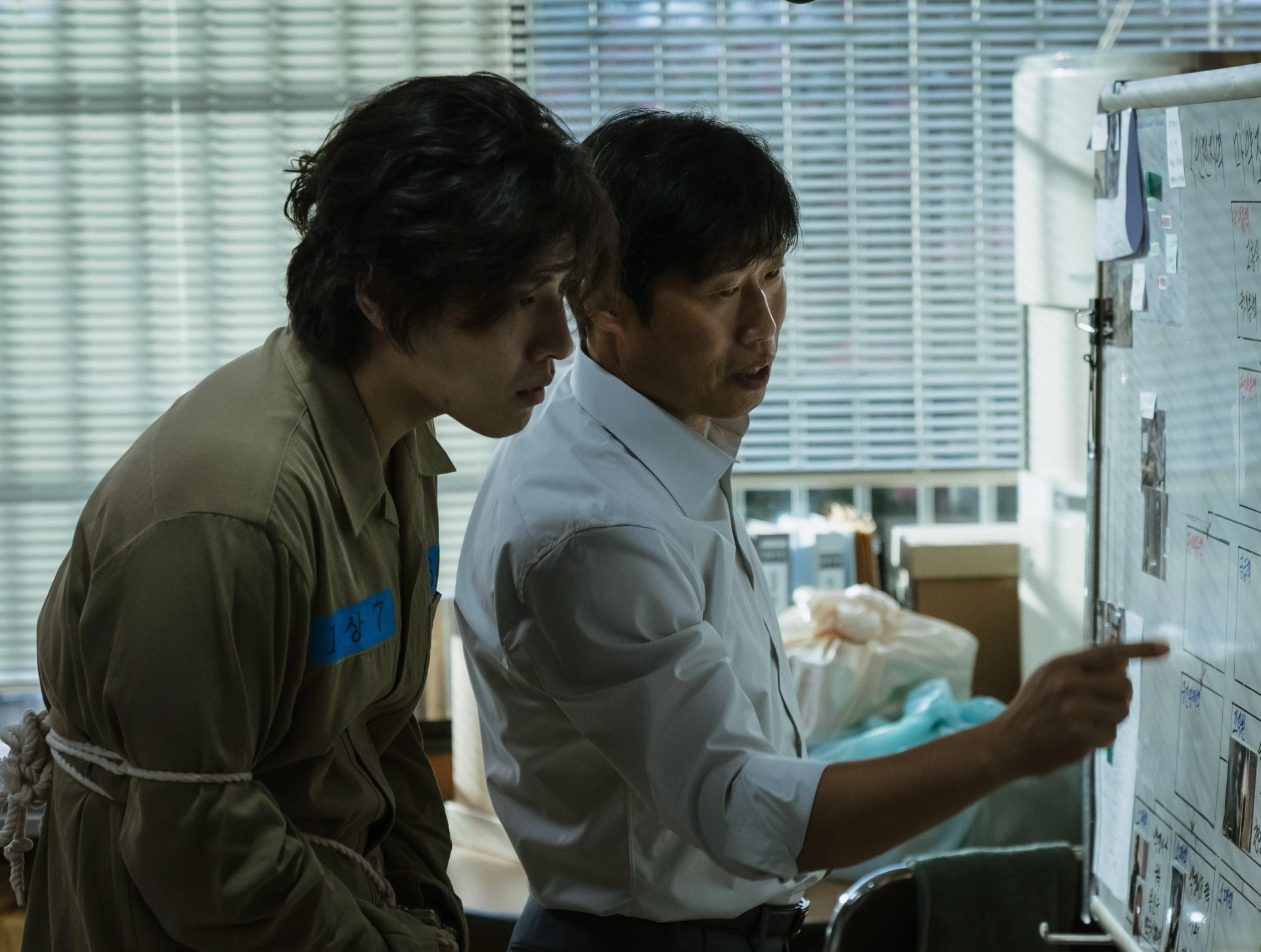 Kang Ha-neul and Yoo Hae-jin in Yadang: The Snitch (2025)