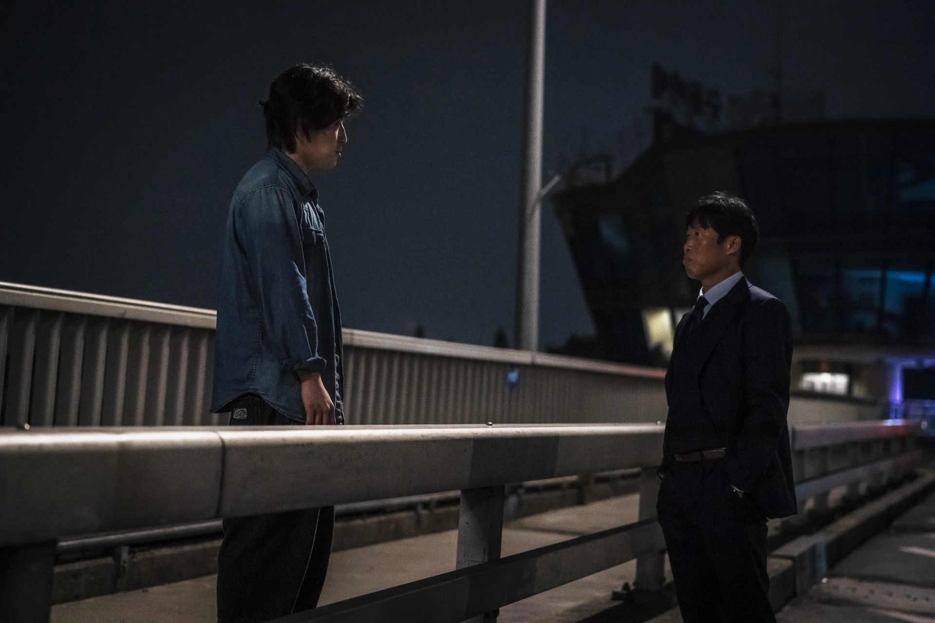 Kang Ha-neul and Yoo Hae-jin in Yadang: The Snitch (2025)