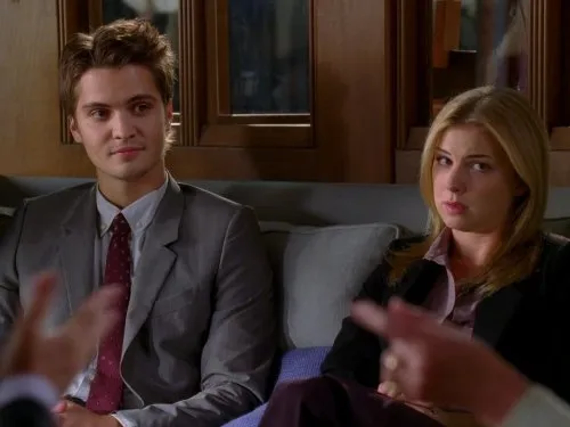Emily VanCamp and Luke Grimes in Brothers & Sisters (2006)