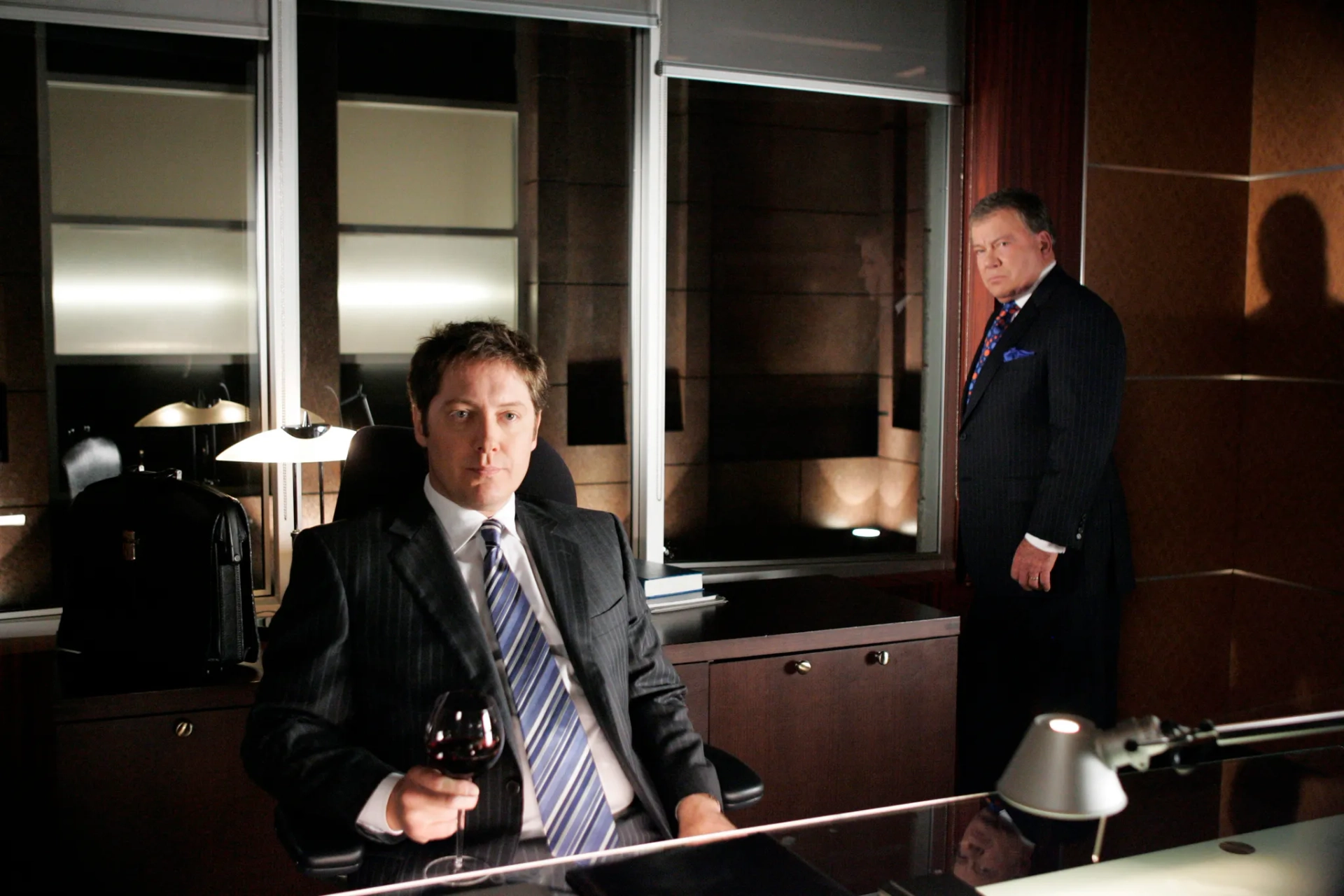 William Shatner and James Spader in Boston Legal (2004)