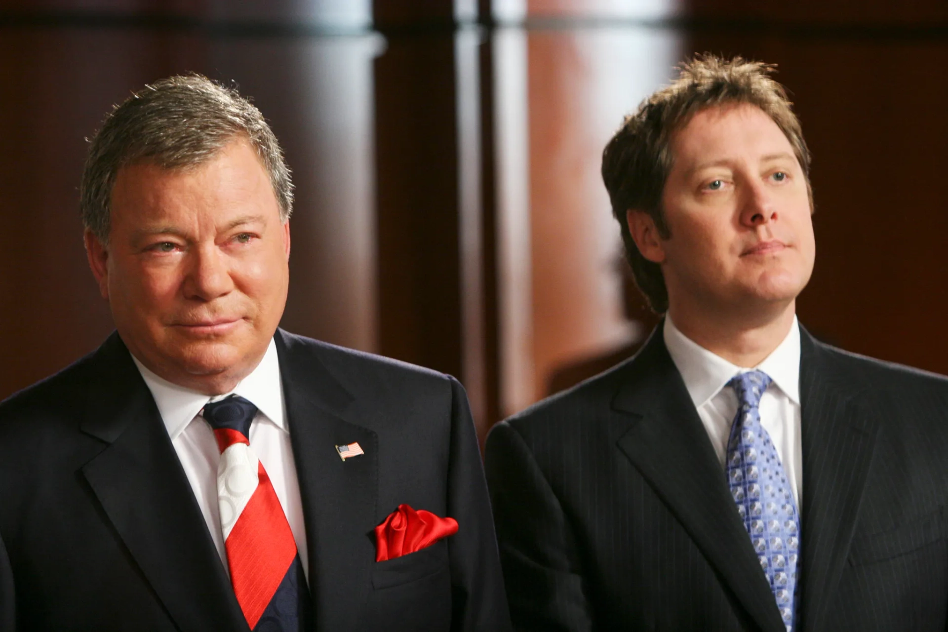 William Shatner and James Spader in Boston Legal (2004)