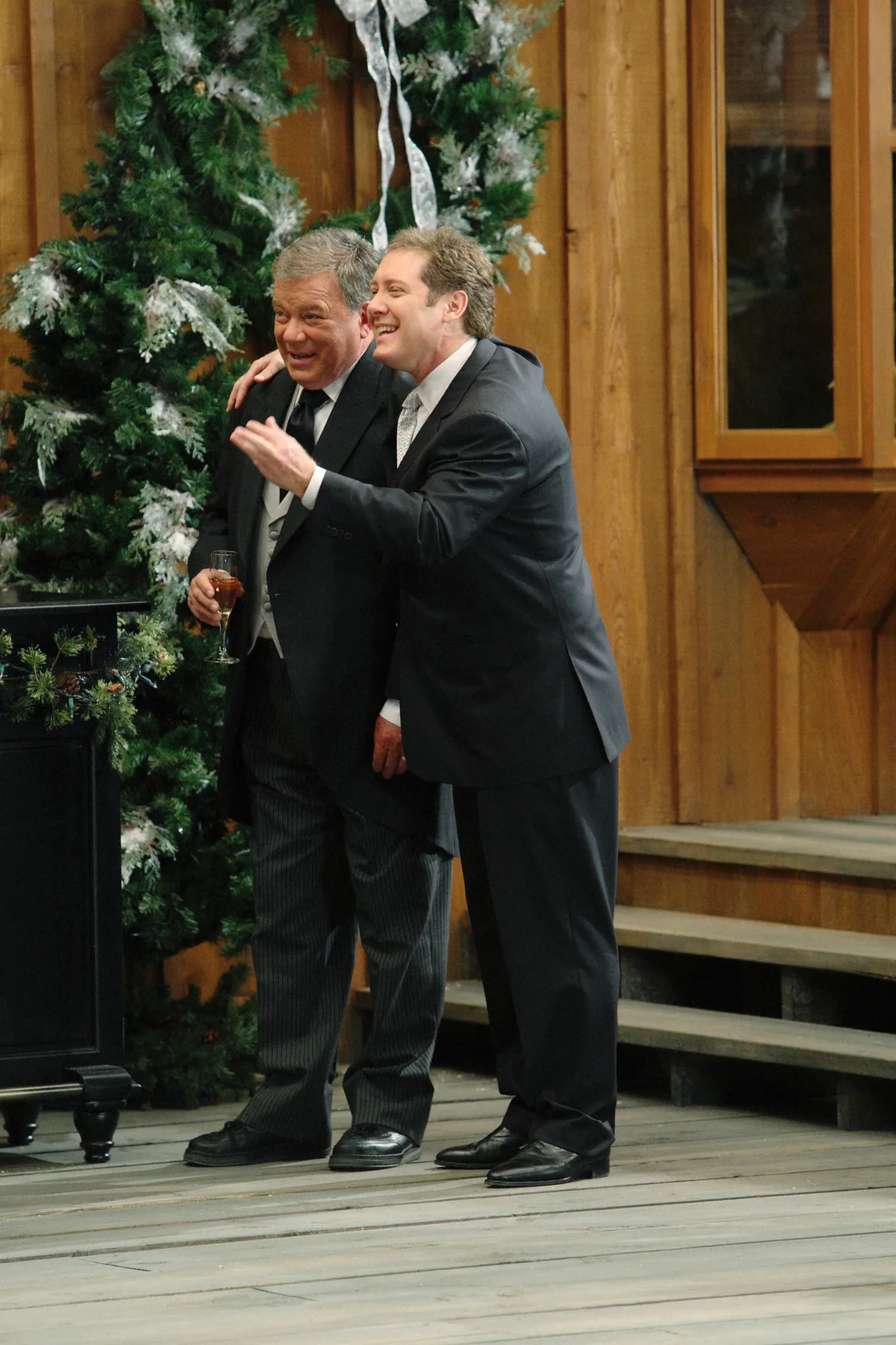 William Shatner and James Spader in Boston Legal (2004)
