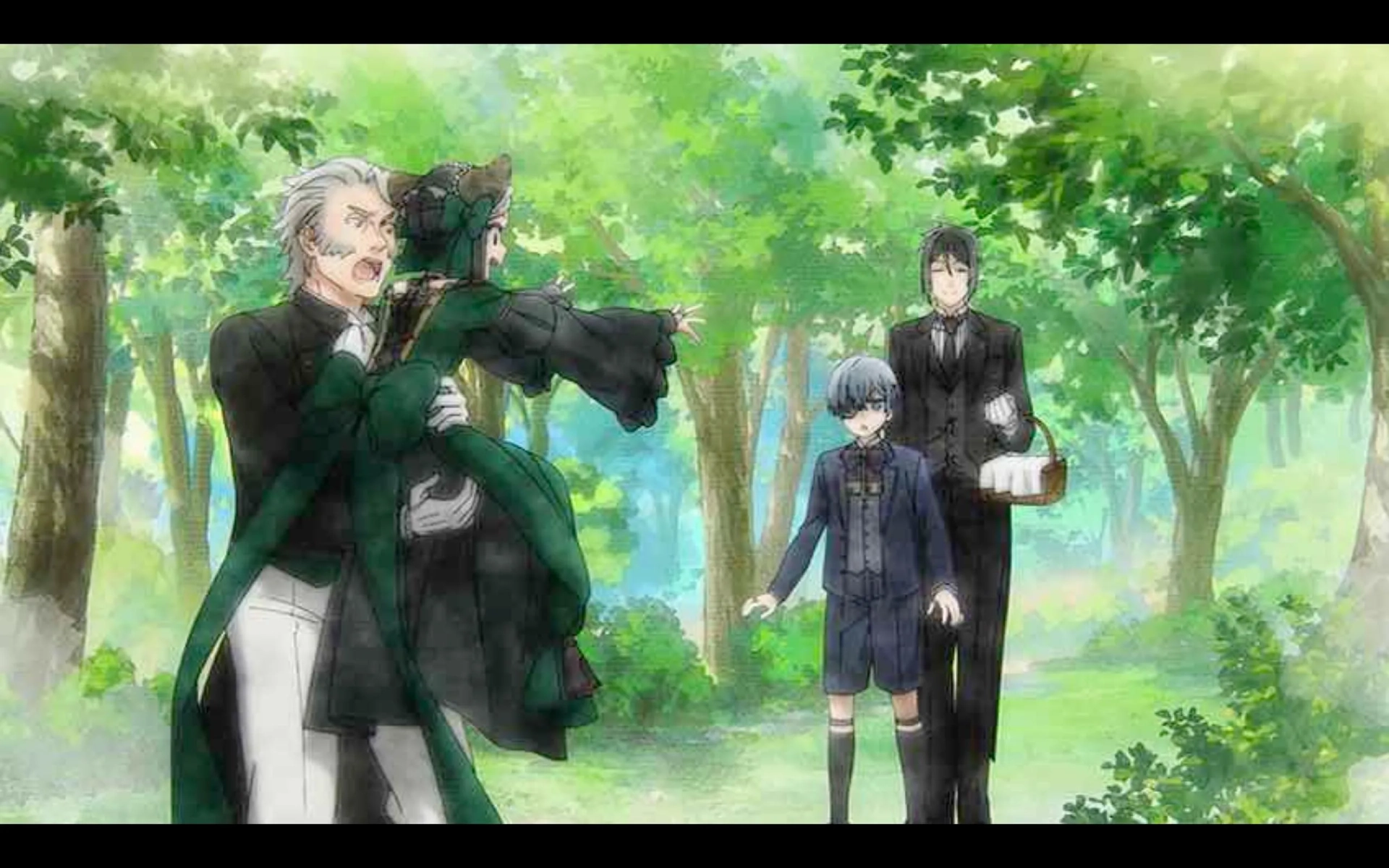 Maaya Sakamoto, Rie Kugimiya, Daisuke Ono, and Chikahiro Kobayashi in Black Butler: Emerald Witch Arc (2025)