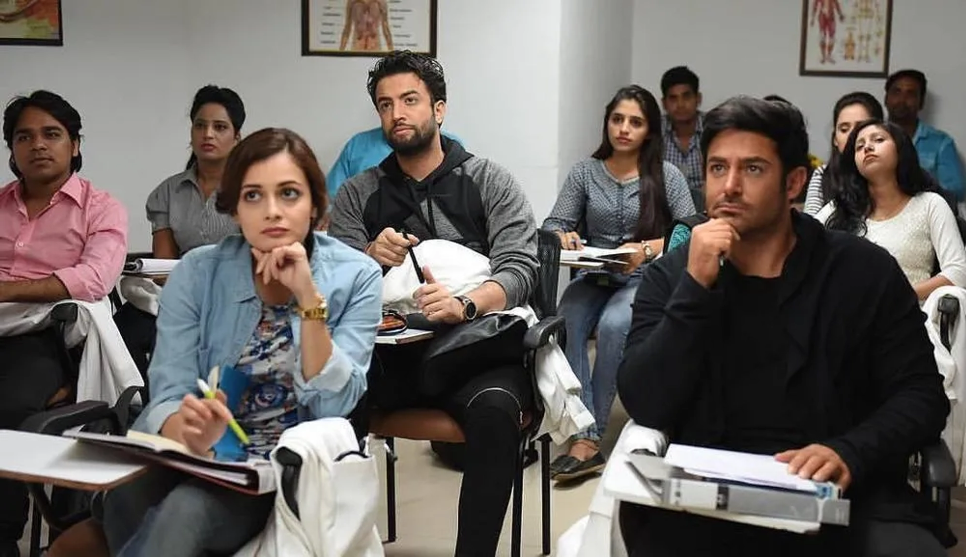 Dia Mirza, Mohammad Reza Golzar, and Benyamin Bahadori in Hello Mumbai (2016)