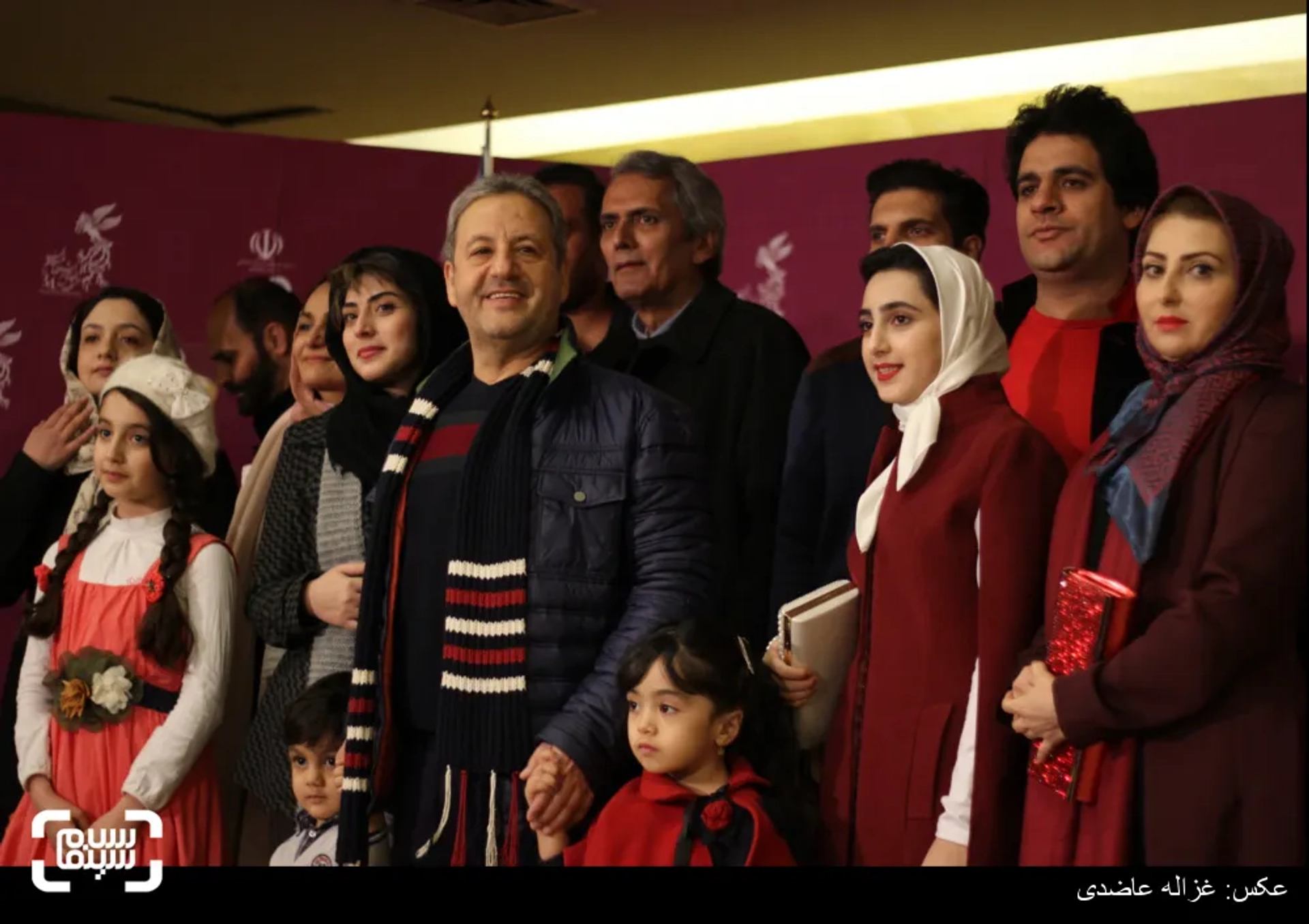 Abholghassem Talebi and Bahar Mohammadpour at an event for The Orphanage (2016)
