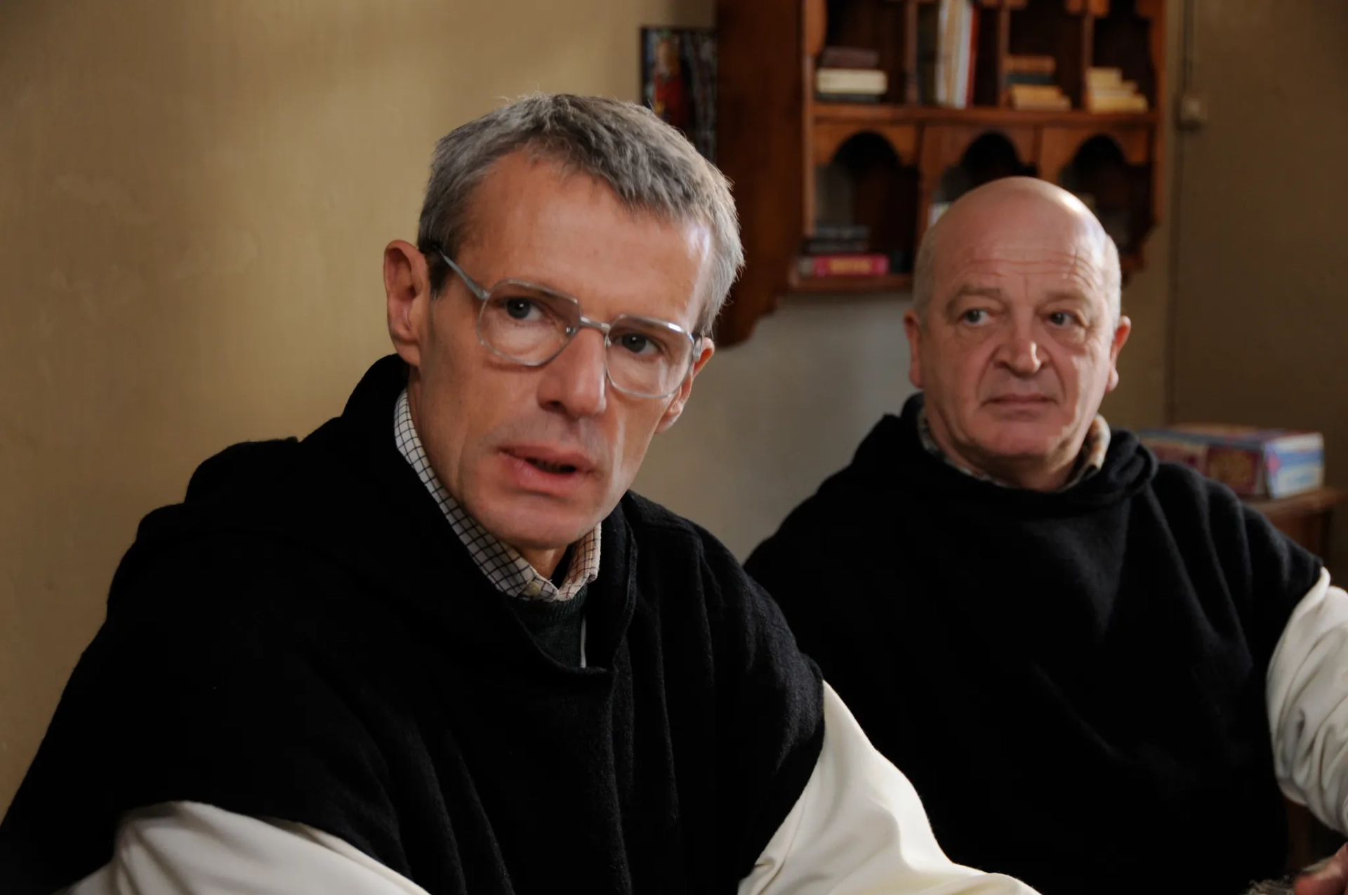 Jean-Marie Frin and Lambert Wilson in Of Gods and Men (2010)