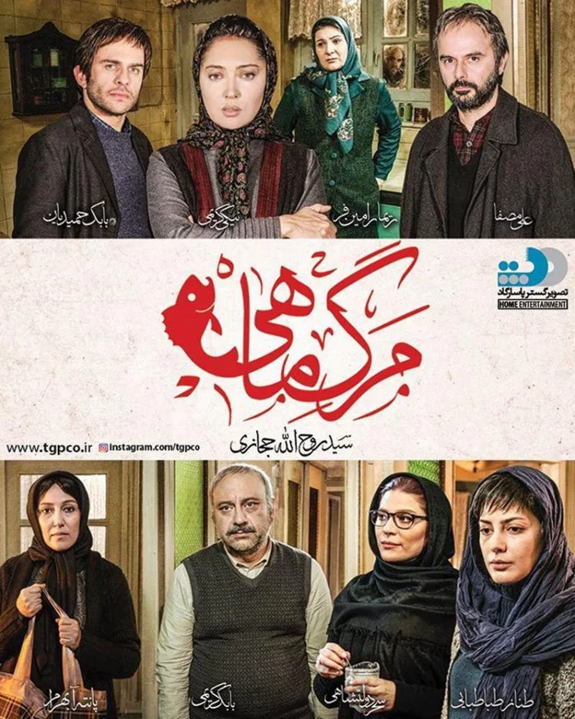 Babak Karimi, Niki Karimi, Ali Mosaffa, Pantea Bahram, Babak Hamidian, Tannaz Tabatabaei, and Rima Raminfar in Death of the Fish (2015)