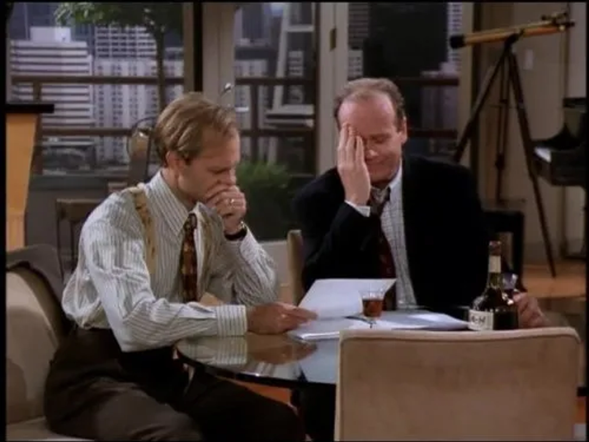 Kelsey Grammer and David Hyde Pierce in Frasier (1993)