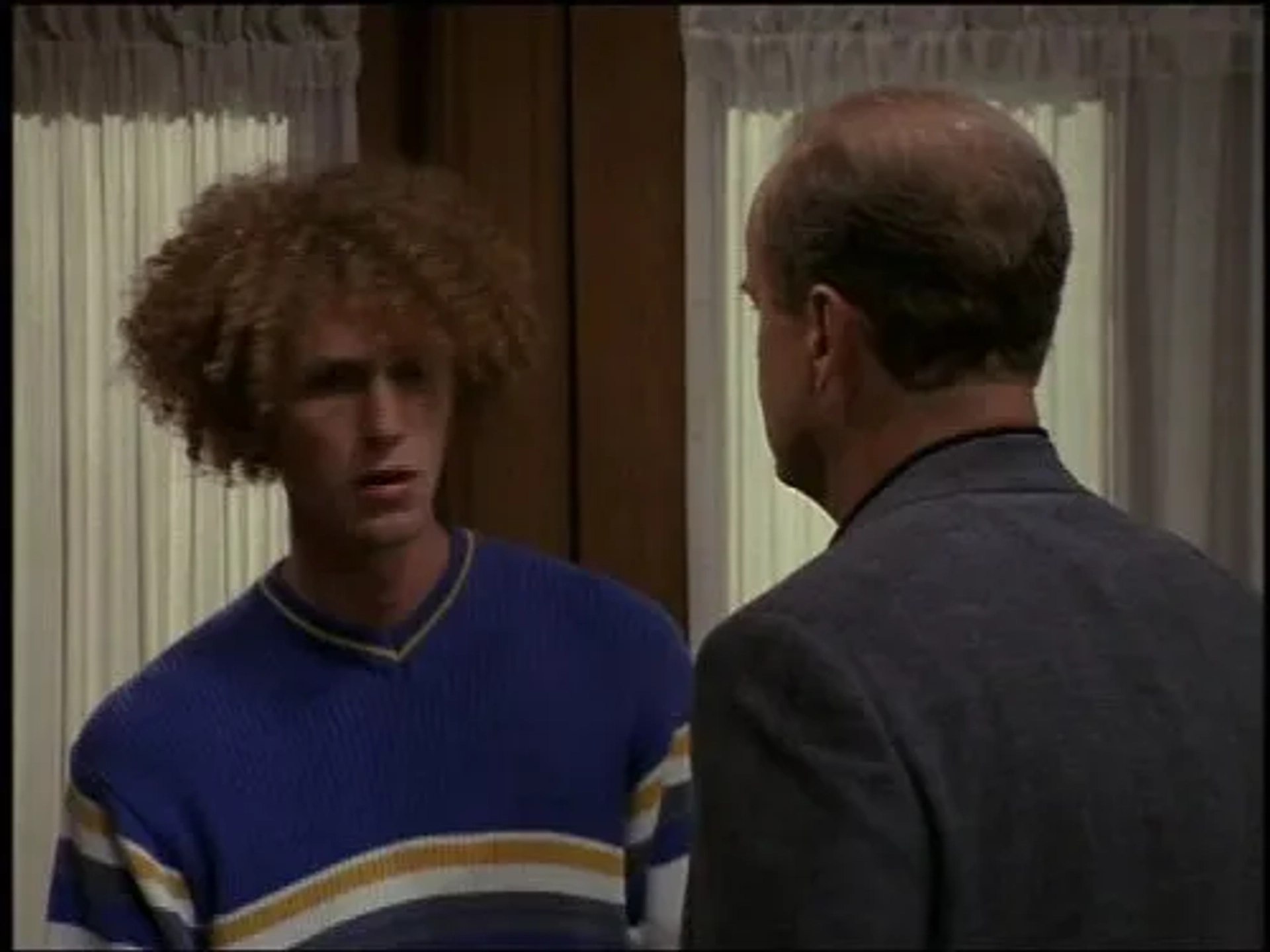 Kelsey Grammer and Brian Klugman in Frasier (1993)