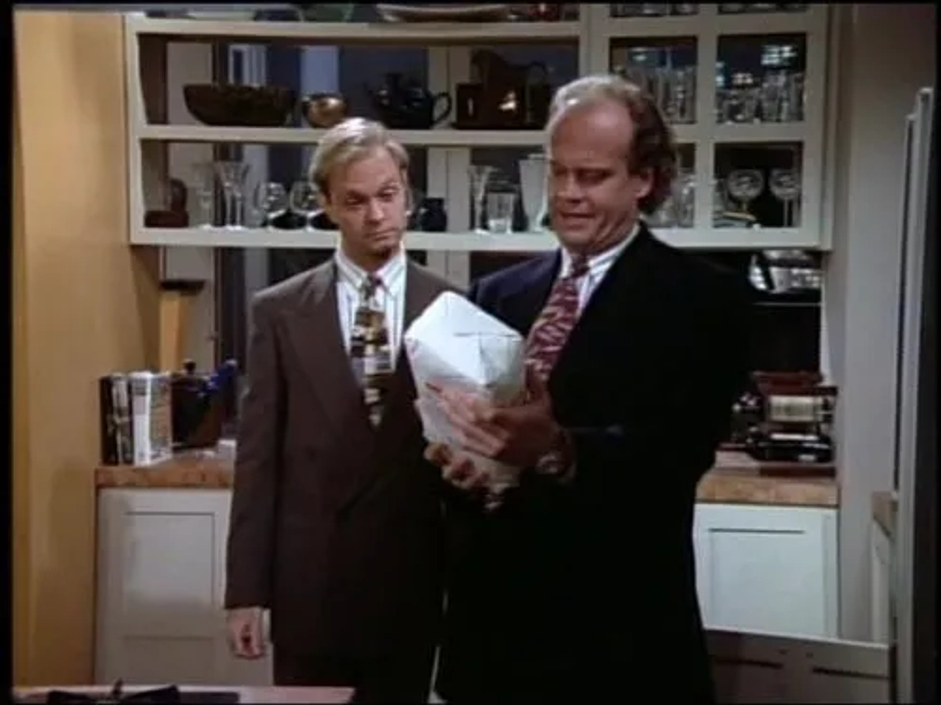 Kelsey Grammer and David Hyde Pierce in Frasier (1993)