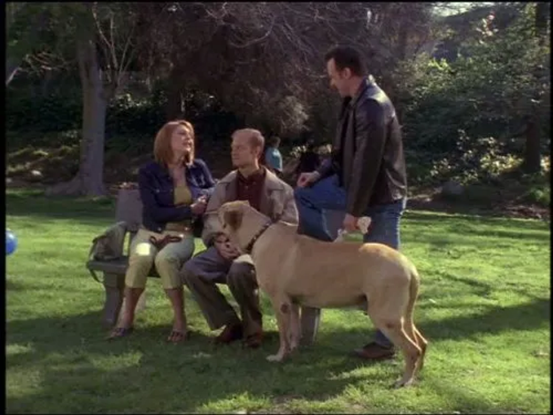 David Hyde Pierce, Jane Leeves, and Tom Verica in Frasier (1993)