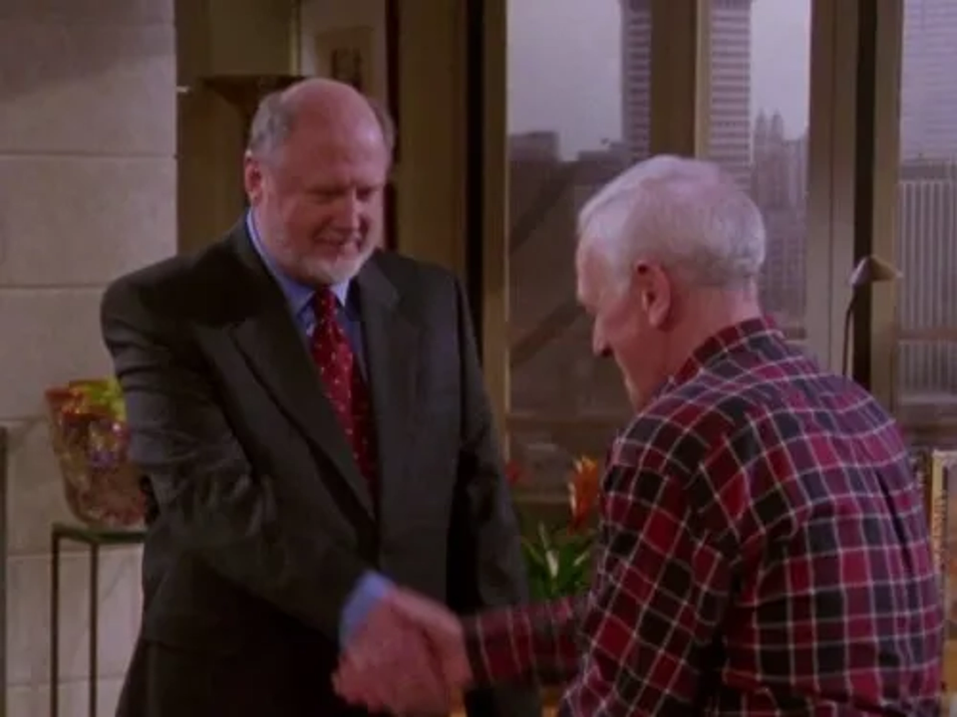 John Mahoney and David Ogden Stiers in Frasier (1993)