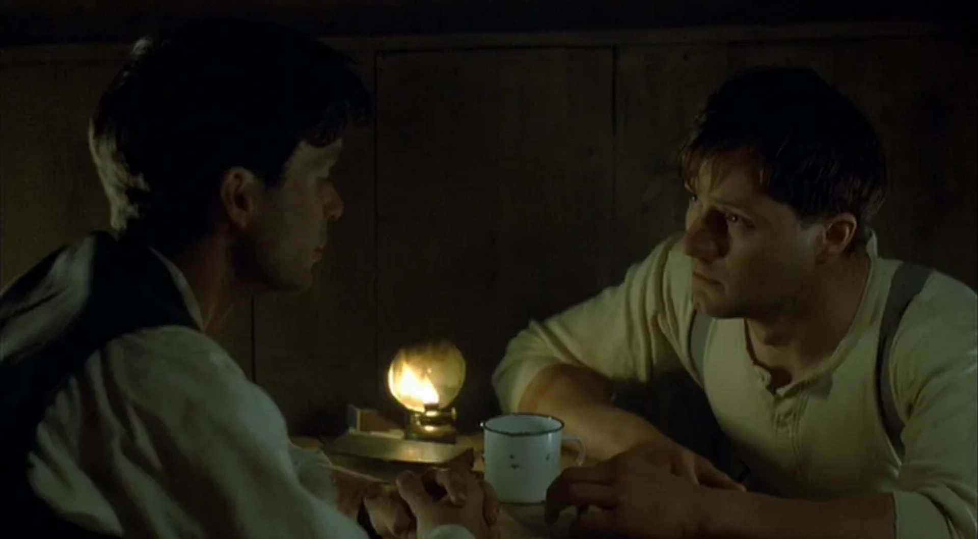 Cillian Murphy and Pádraic Delaney in The Wind that Shakes the Barley (2006)