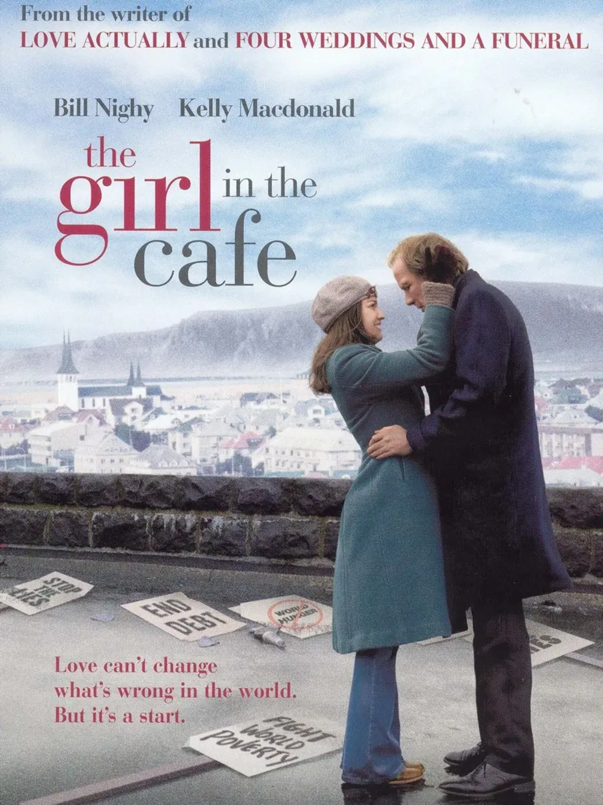 Kelly Macdonald and Bill Nighy in The Girl in the Café (2005)