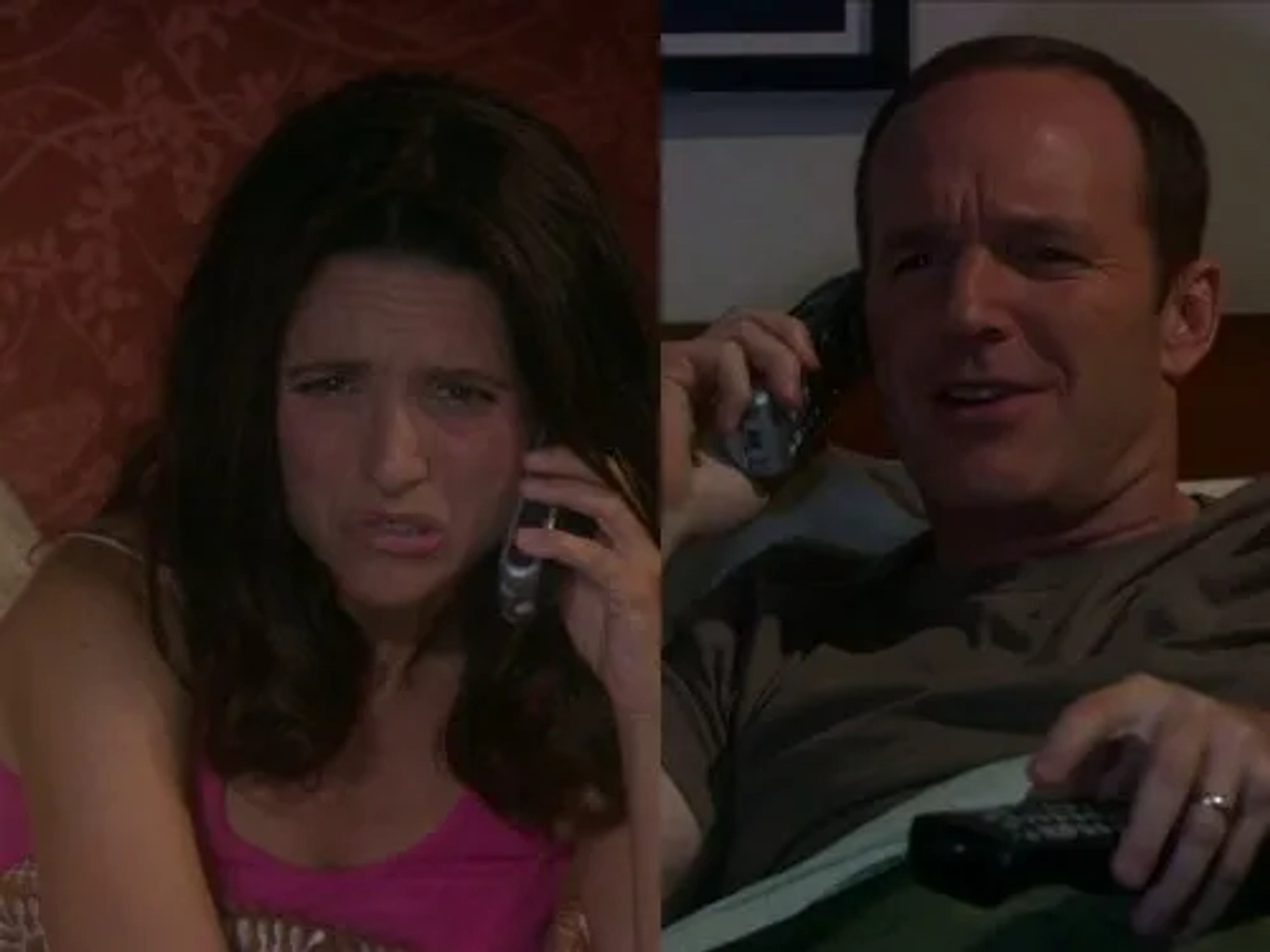 Julia Louis-Dreyfus and Clark Gregg in The New Adventures of Old Christine (2006)
