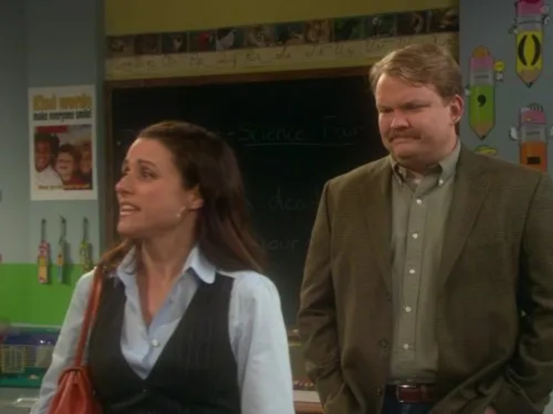 Julia Louis-Dreyfus and Andy Richter in The New Adventures of Old Christine (2006)