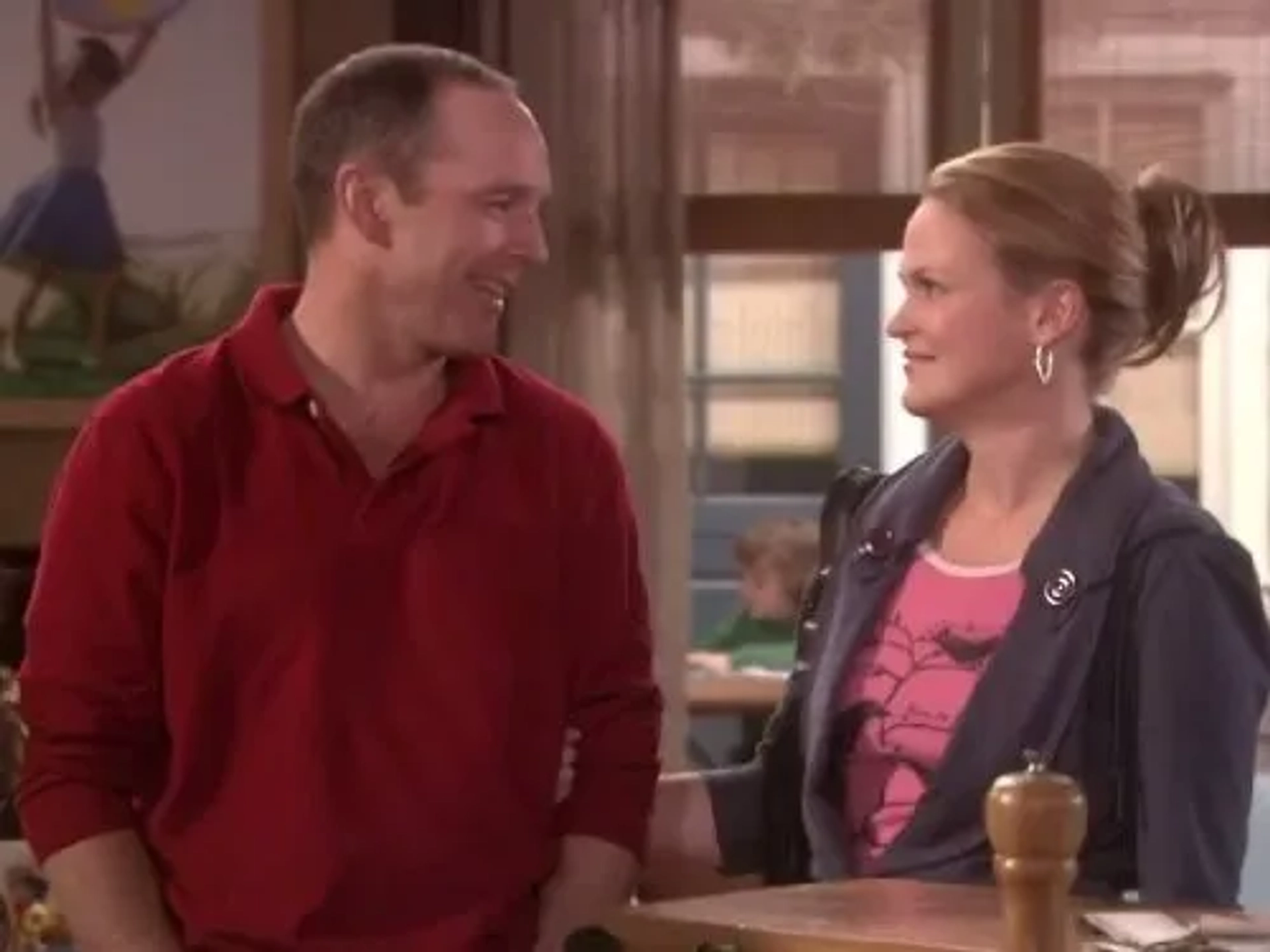 Clark Gregg and Emily Rutherfurd in The New Adventures of Old Christine (2006)