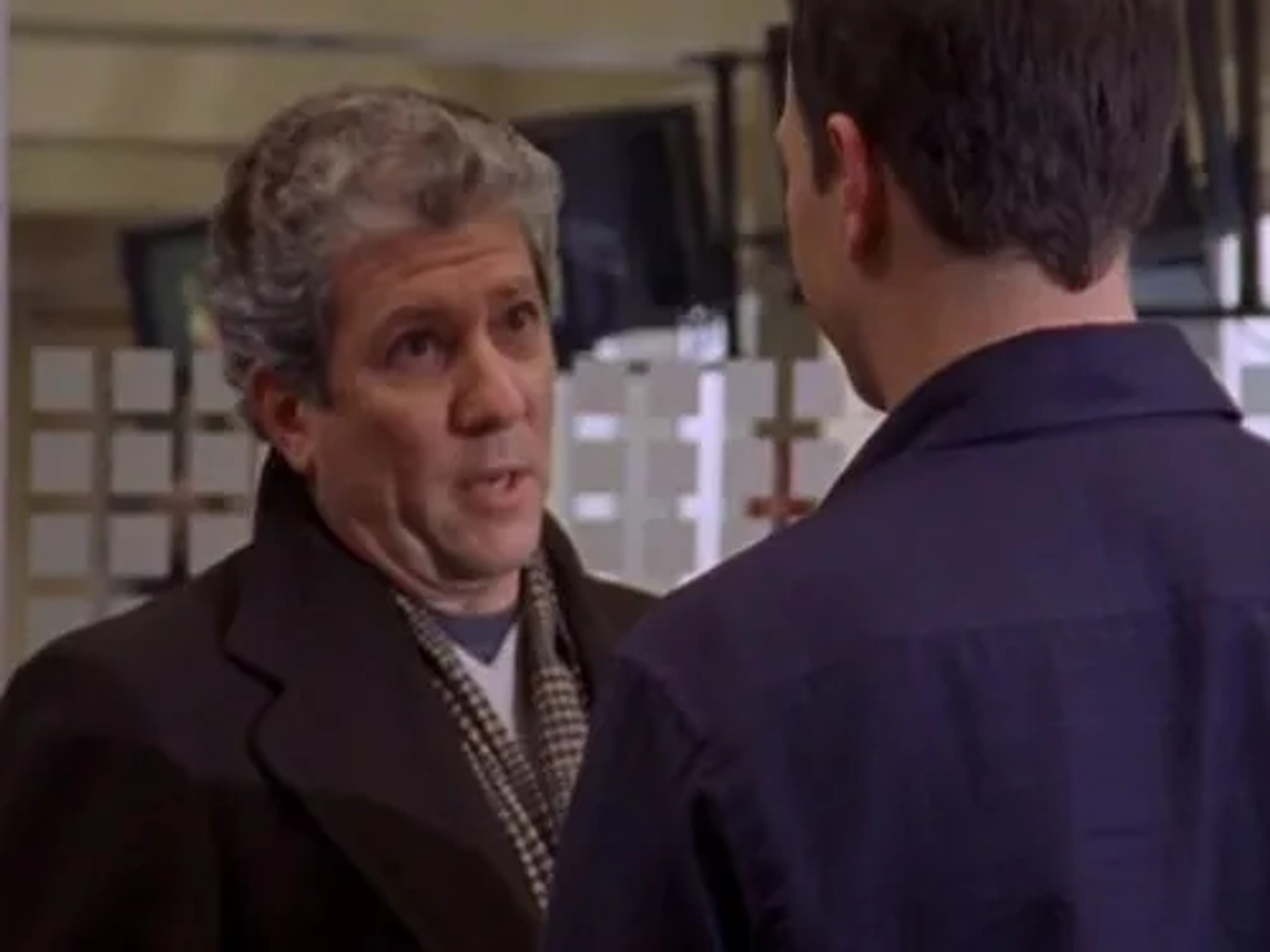Josh Charles and Peter Riegert in Sports Night (1998)