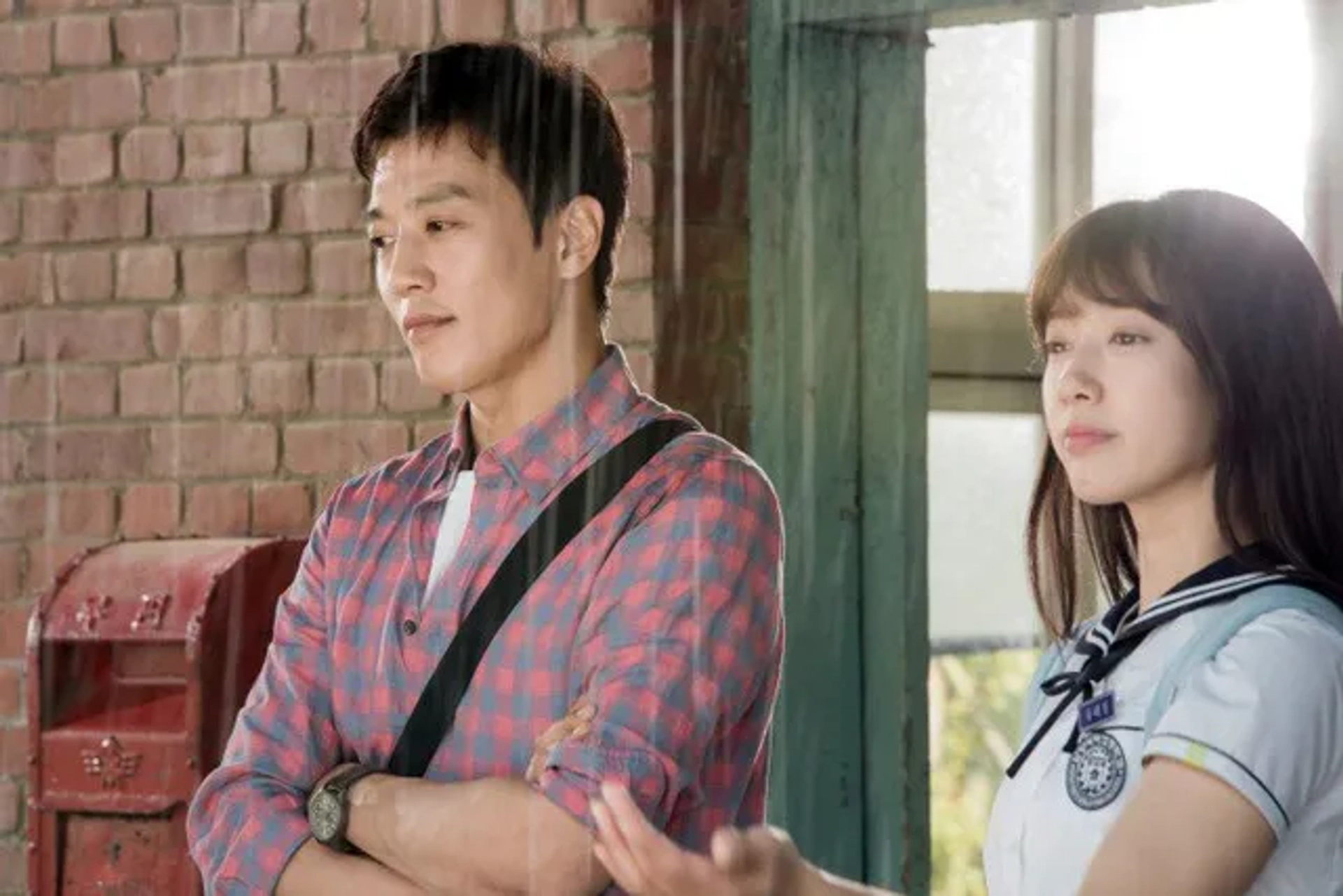 Kim Rae-won and Park Shin-hye in Doctors (2016)