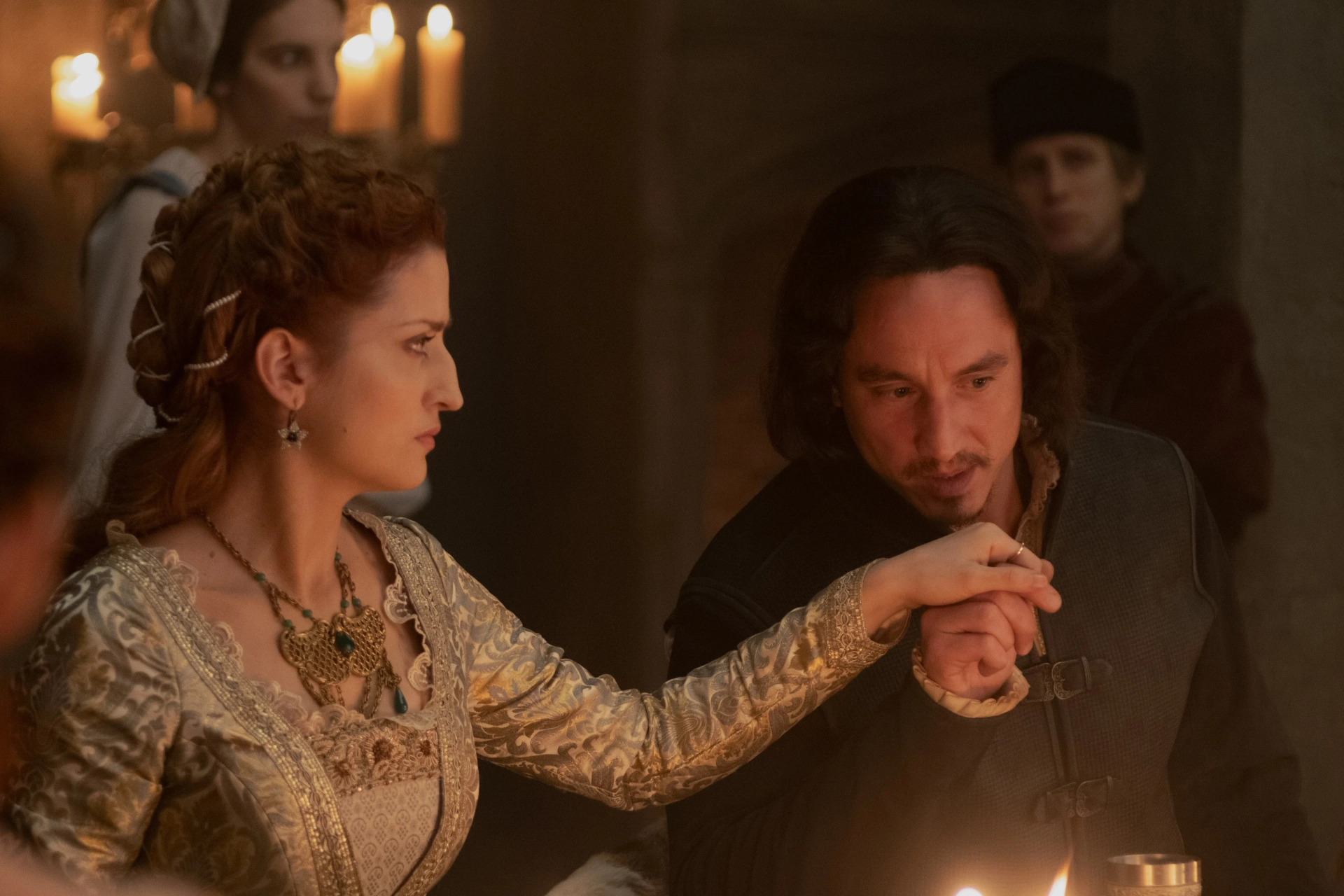 Laurence Rupp and Mariann Hermányi in Rise of the Raven (2024)