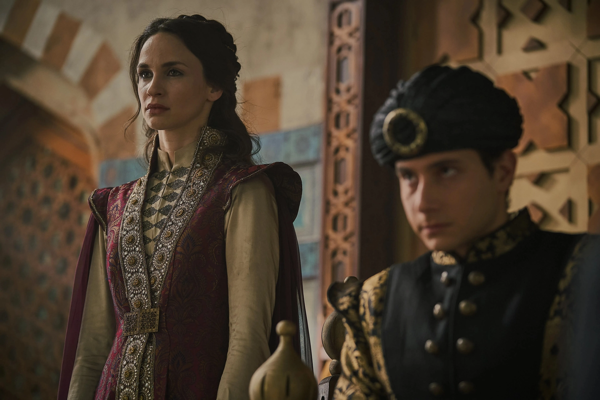 Franciska Töröcsik and Ulascan Kutlu in Rise of the Raven (2024)