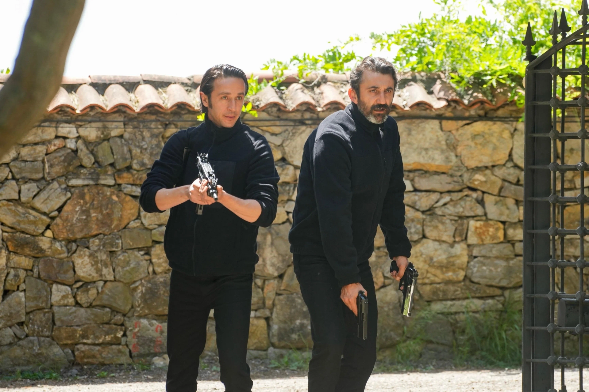 Ahmet Rifat Sungar and Necip Memili in Esref Rüya (2025)