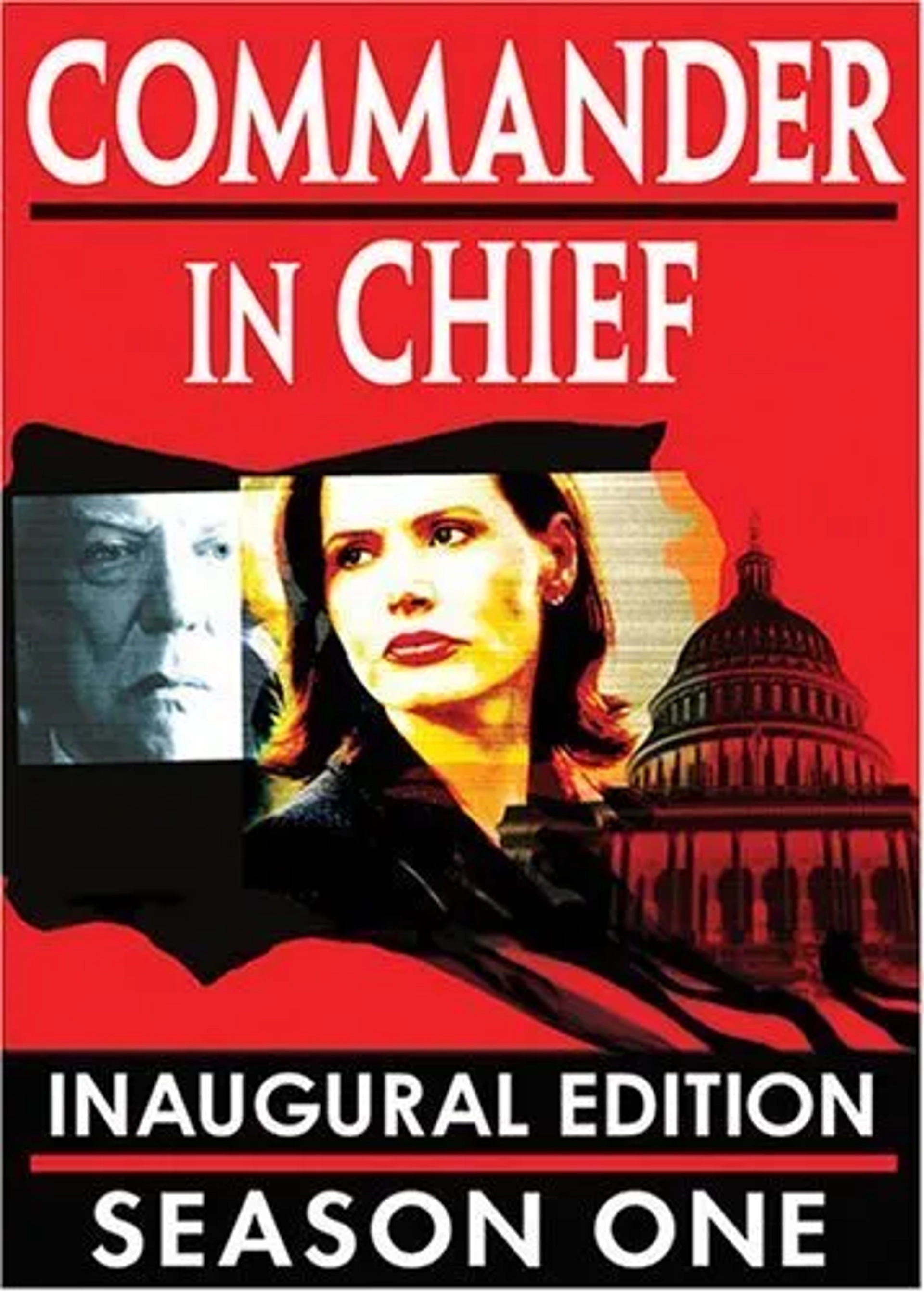 Geena Davis and Donald Sutherland in Commander in Chief (2005)