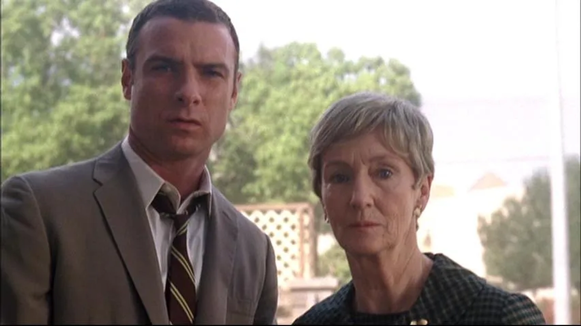 Liev Schreiber and Kathleen Chalfant in Lackawanna Blues (2005)