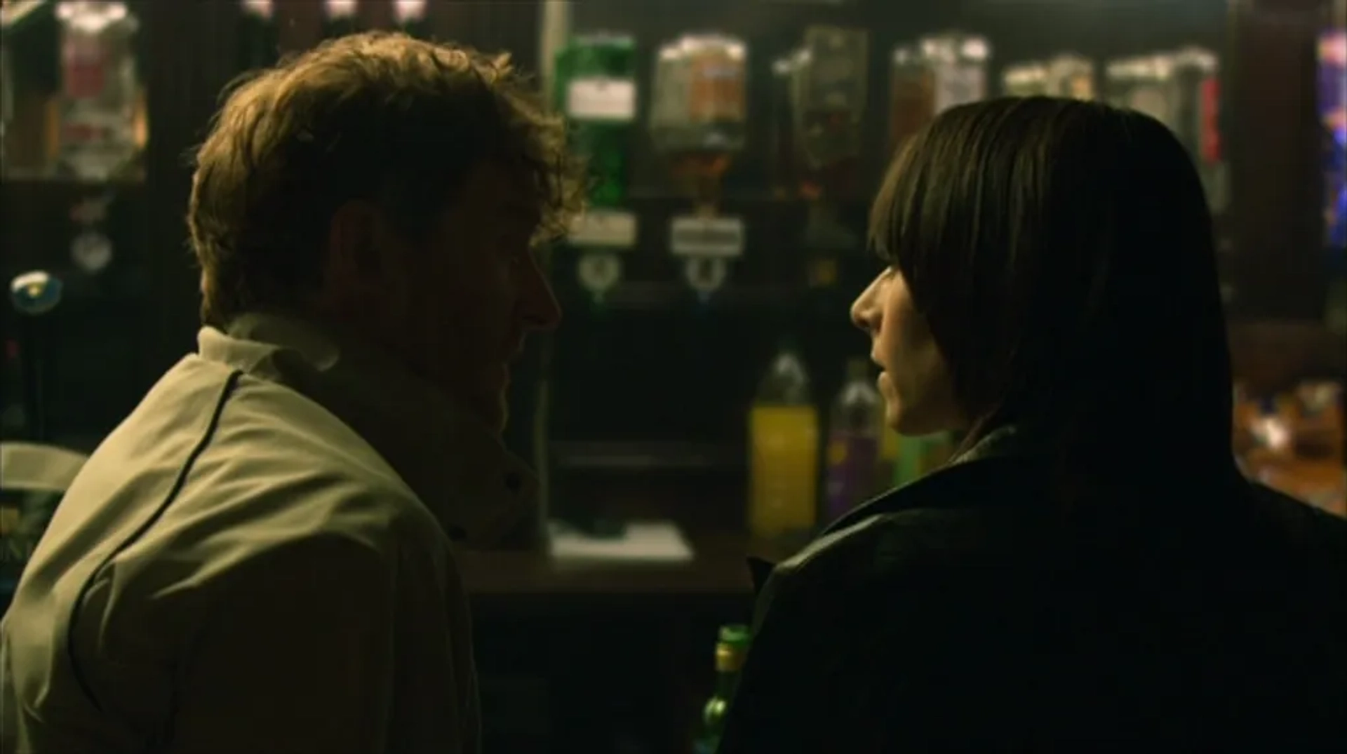 Tony Curran and Kate Dickie in Red Road (2006)