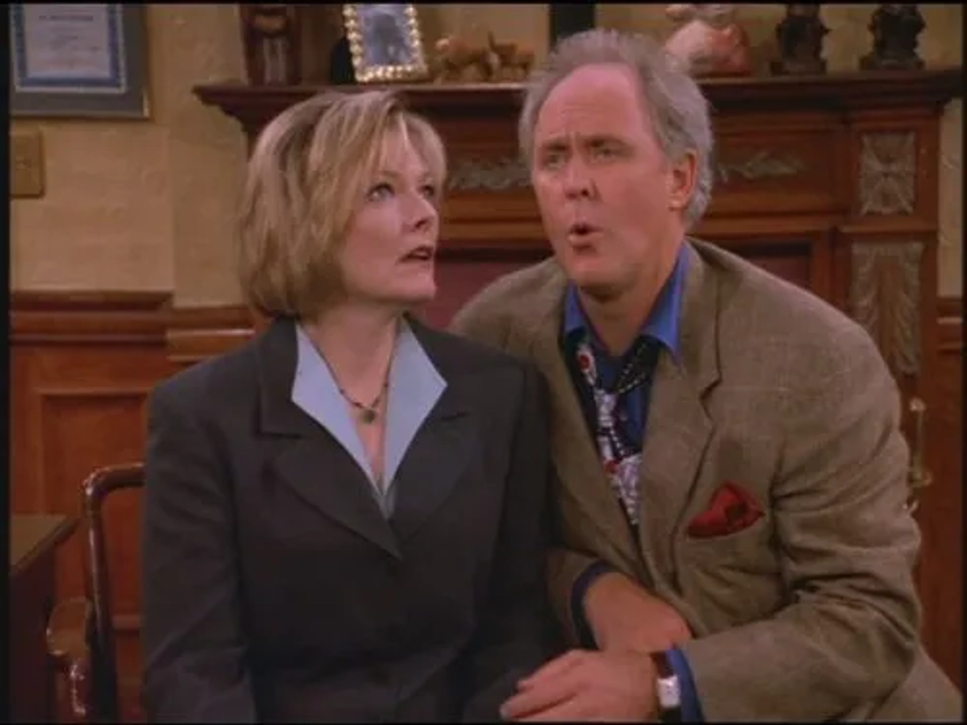 John Lithgow and Jane Curtin in 3rd Rock from the Sun (1996)