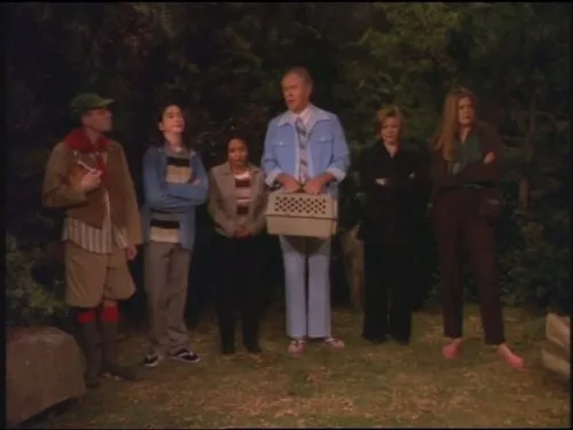 John Lithgow, Jane Curtin, Kristen Johnston, Joseph Gordon-Levitt, and French Stewart in 3rd Rock from the Sun (1996)