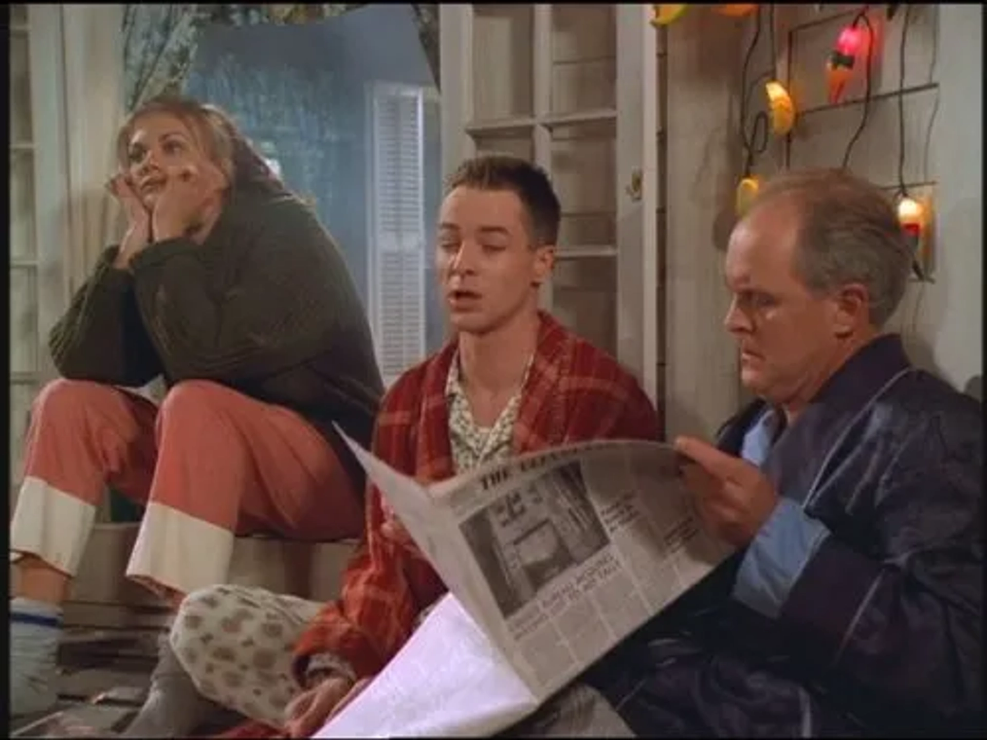 John Lithgow, Kristen Johnston, and French Stewart in 3rd Rock from the Sun (1996)