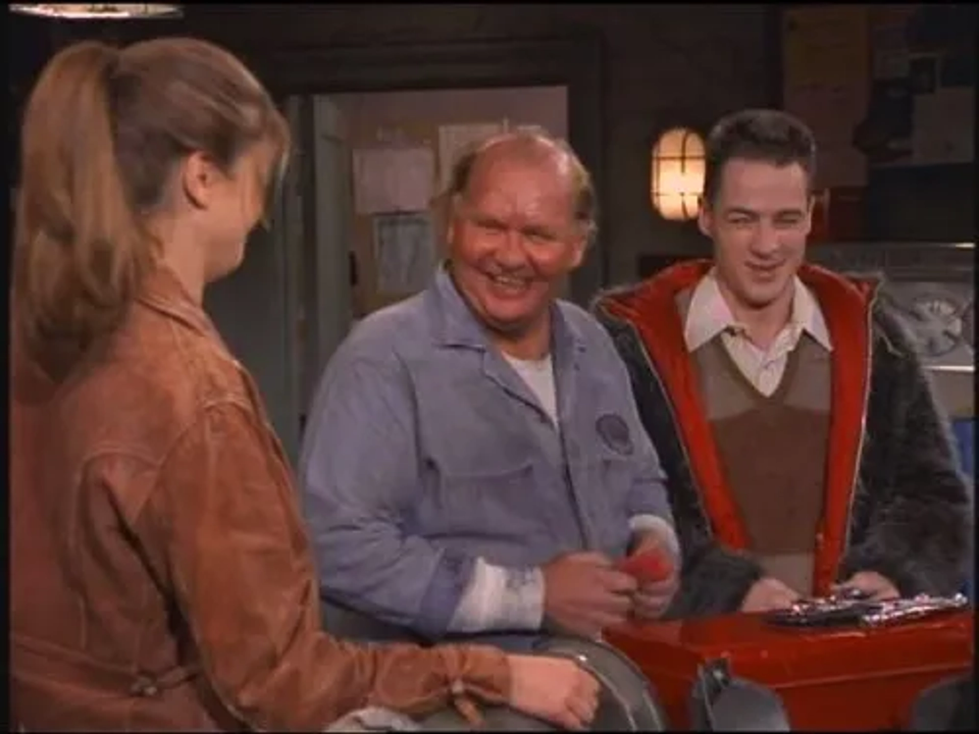 Kristen Johnston and French Stewart in 3rd Rock from the Sun (1996)