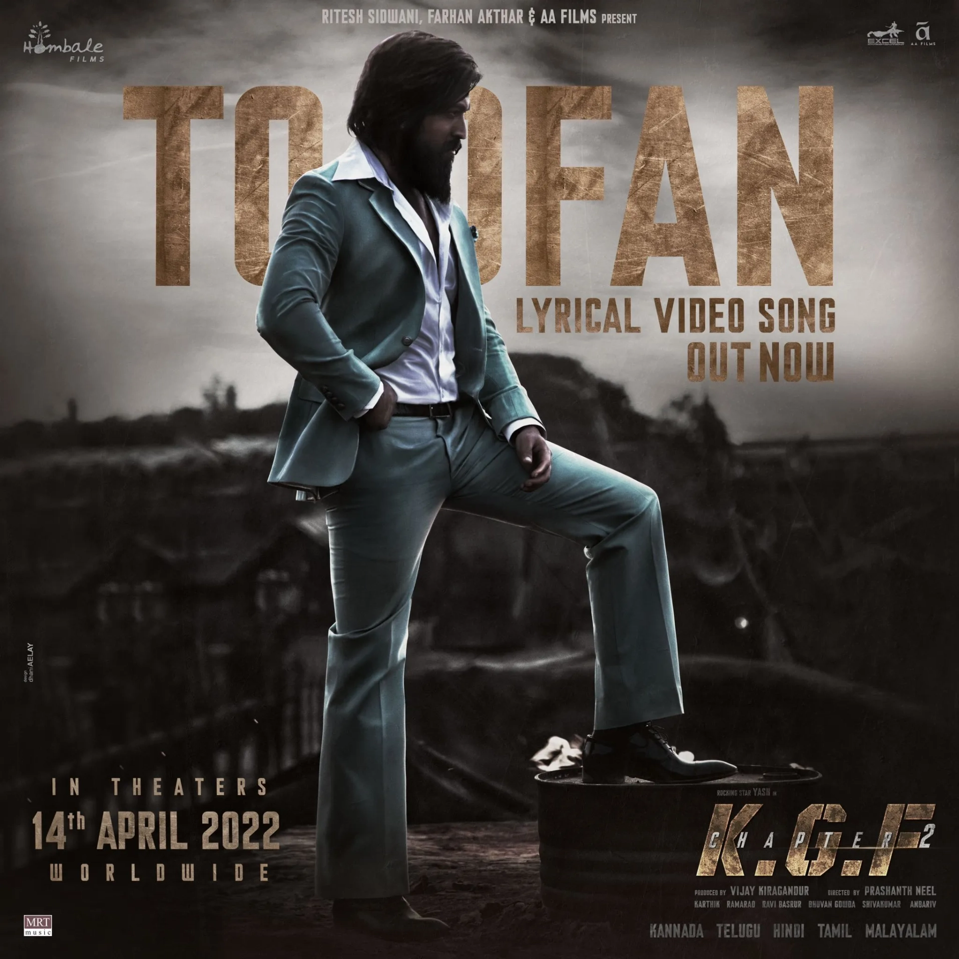 Yash in K.G.F: Chapter 2 (2022)