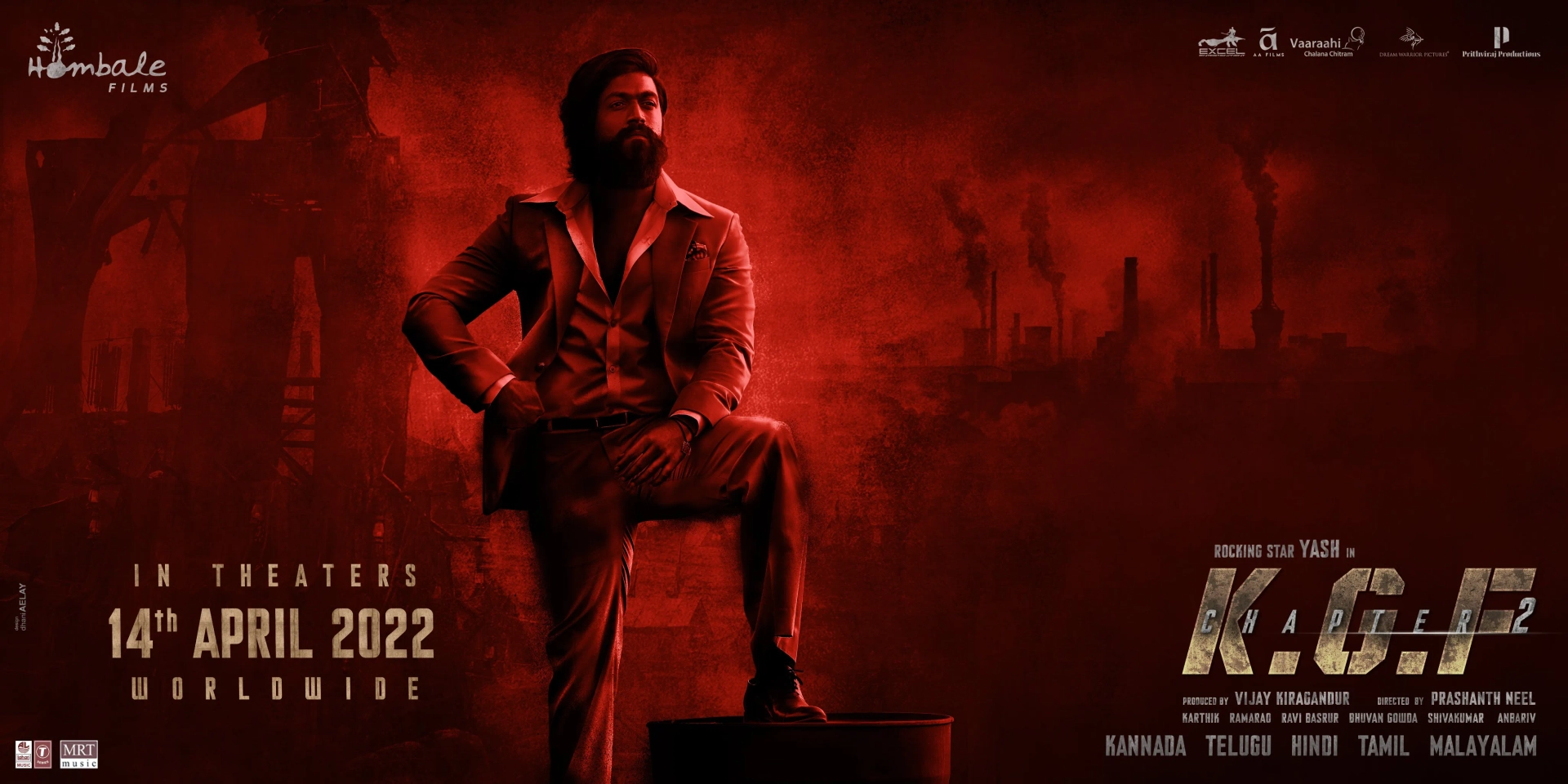 Yash in K.G.F: Chapter 2 (2022)