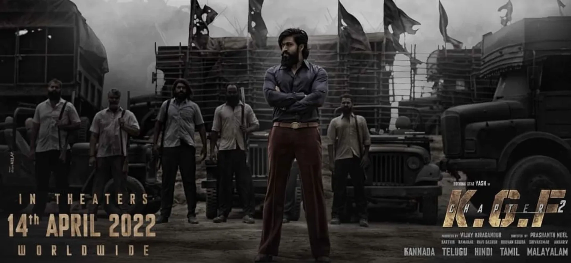 Yash in K.G.F: Chapter 2 (2022)