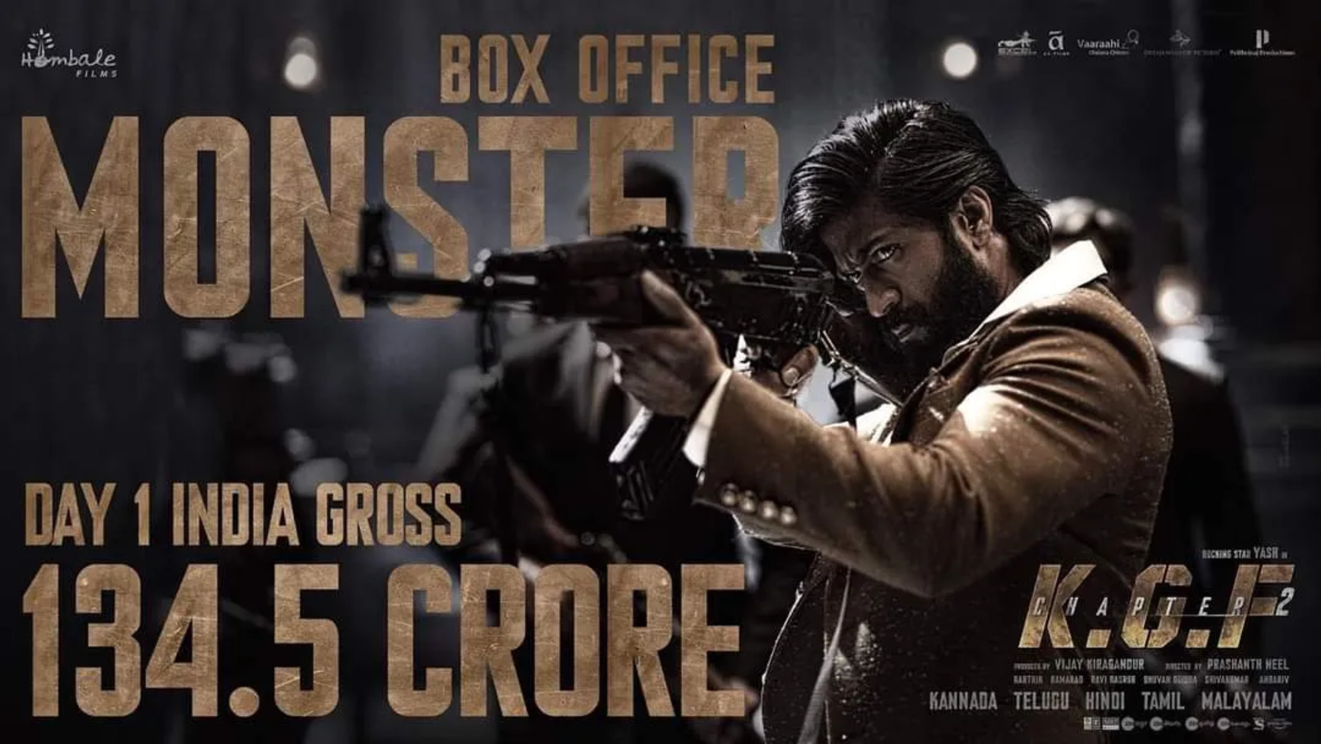 Yash in K.G.F: Chapter 2 (2022)