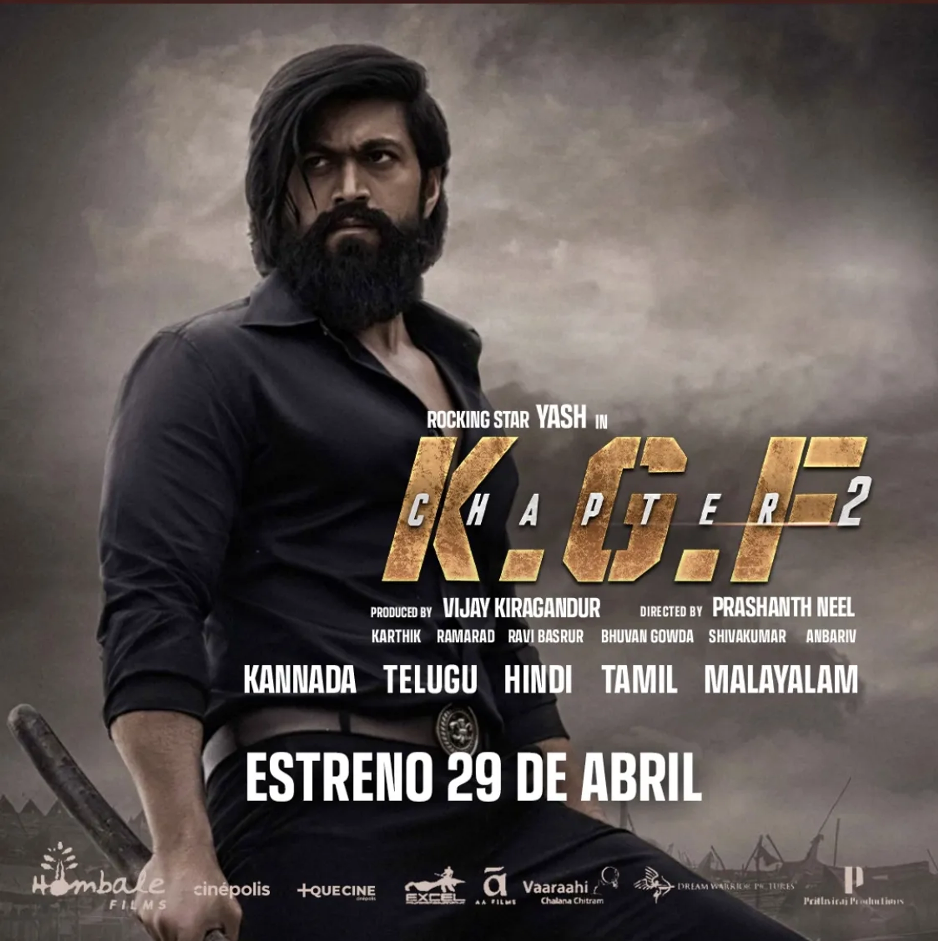 Yash in K.G.F: Chapter 2 (2022)
