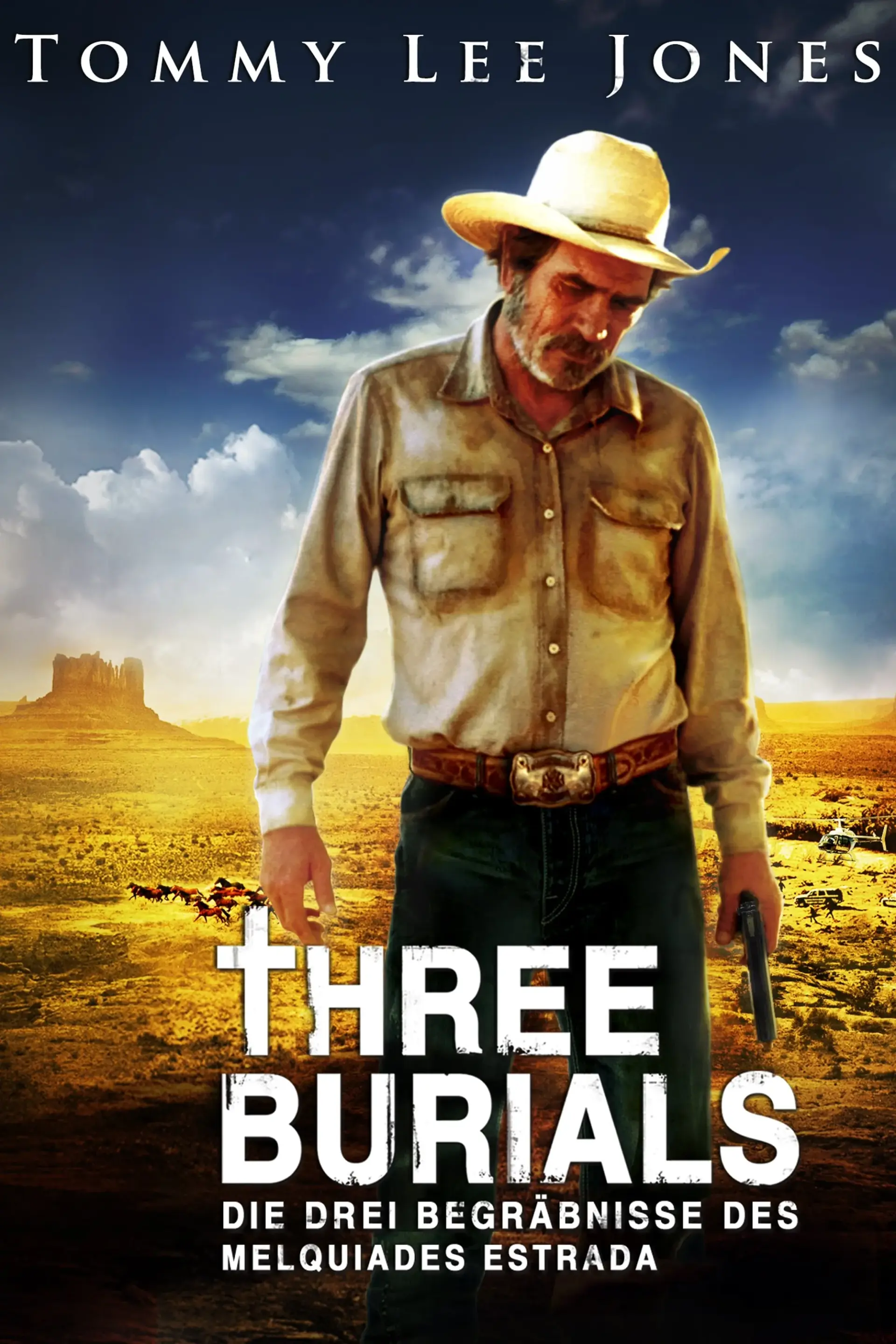 فیلم سه خاکسپاری ملکیادس استرادا (The Three Burials of Melquiades Estrada 2005)
