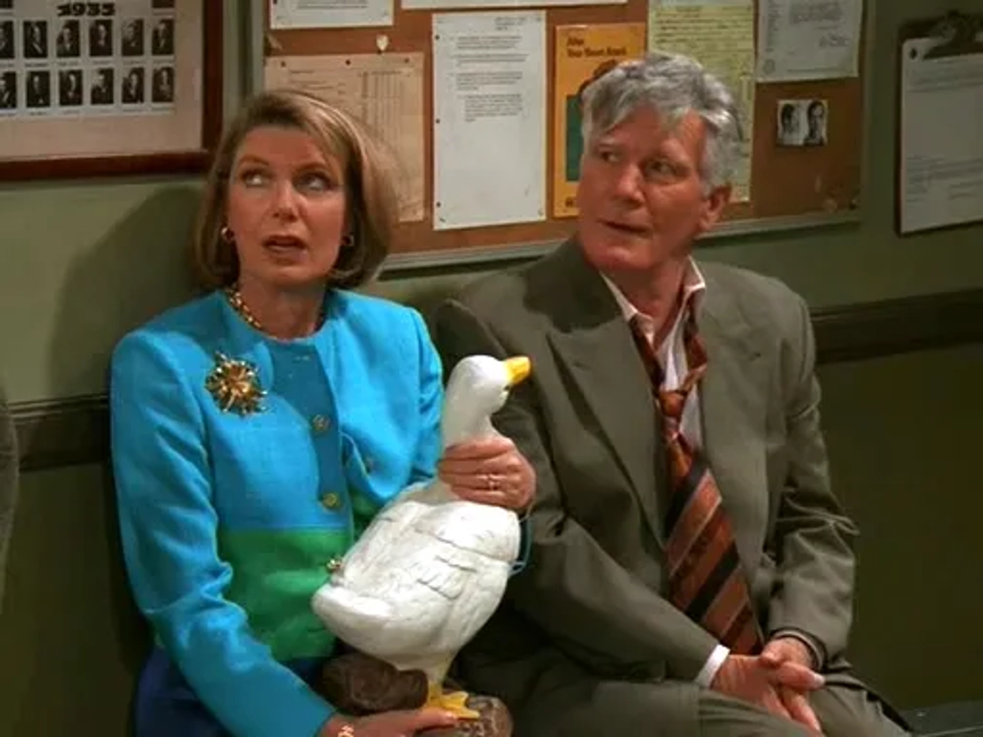 Mitchell Ryan and Susan Sullivan in Dharma & Greg (1997)