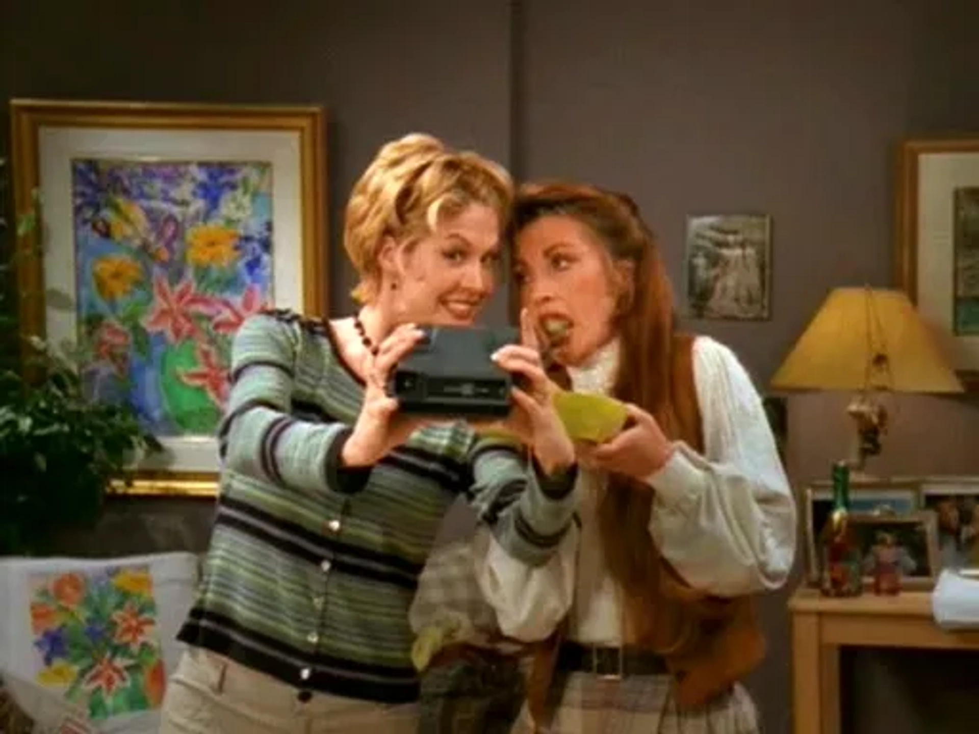 Jenna Elfman and Jane Seymour in Dharma & Greg (1997)