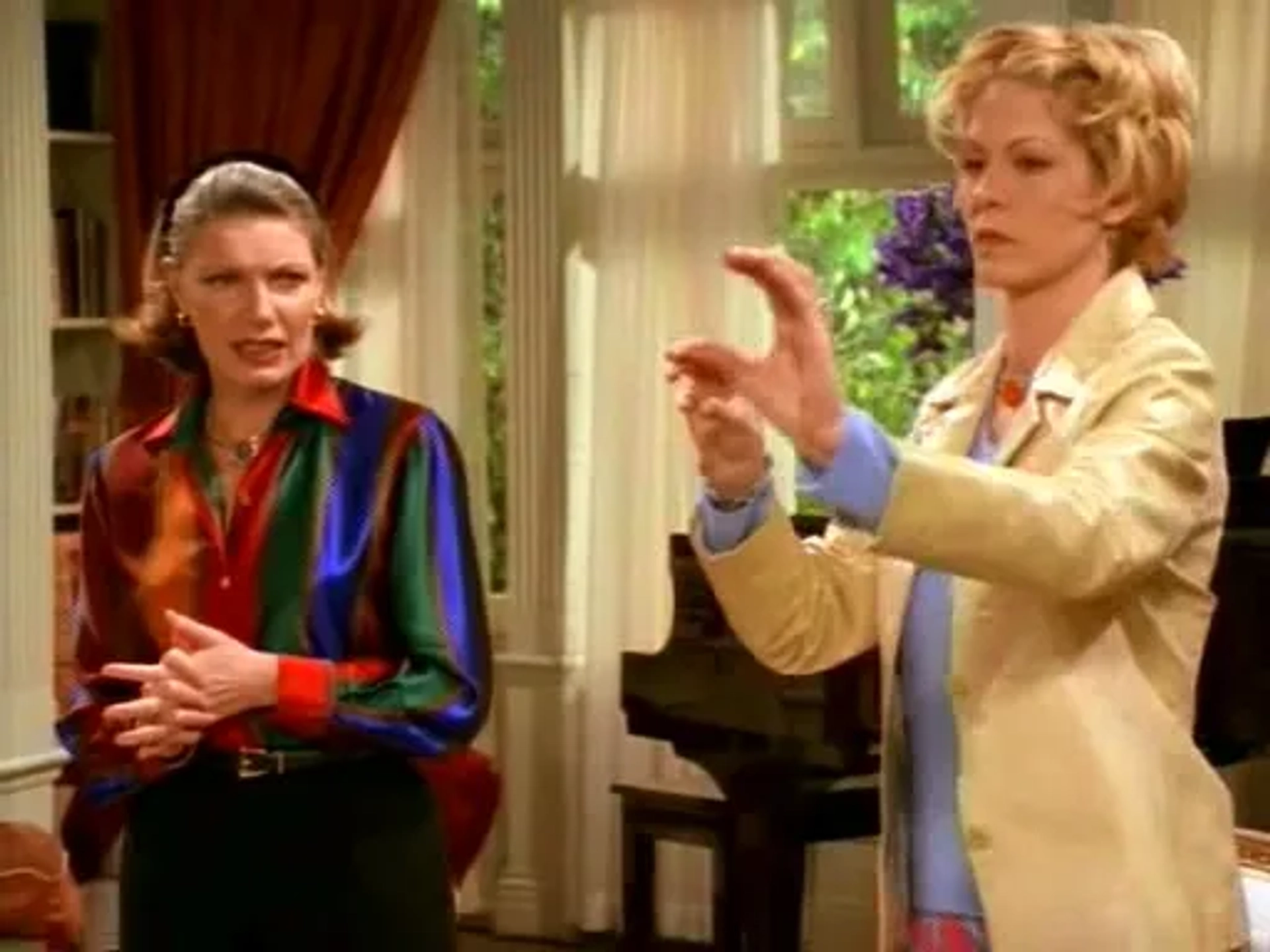 Jenna Elfman and Susan Sullivan in Dharma & Greg (1997)